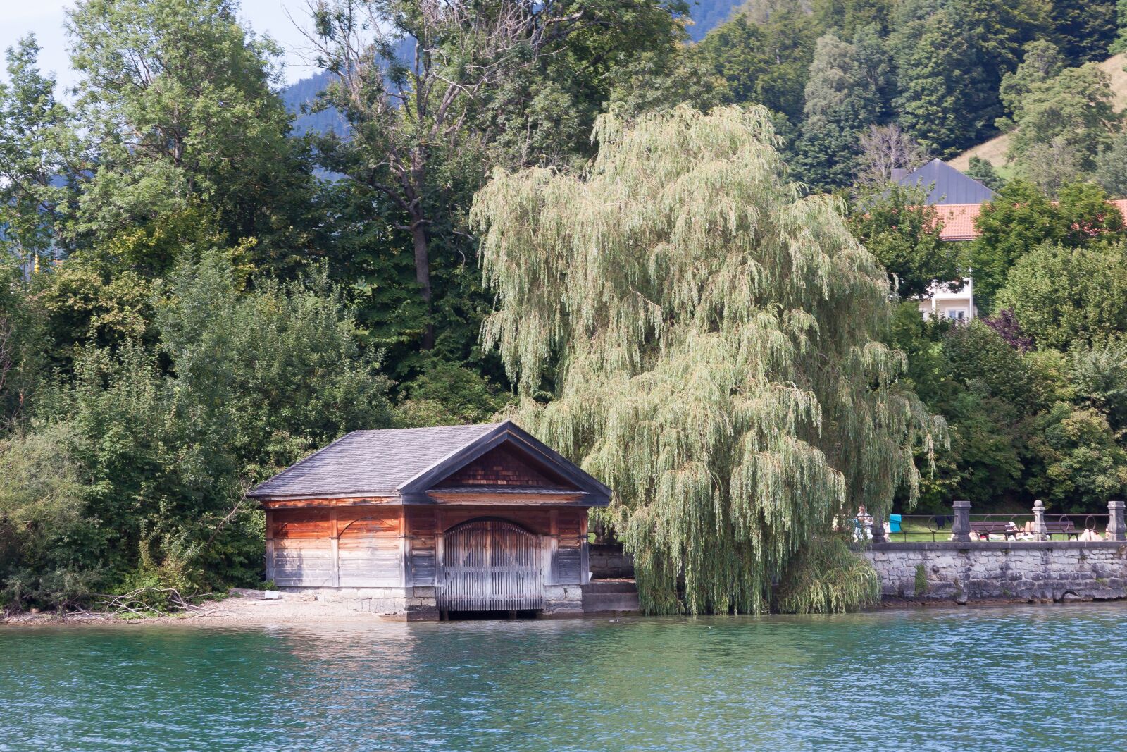 Canon EF-S 17-85mm F4-5.6 IS USM sample photo. Boat house, old, antique photography