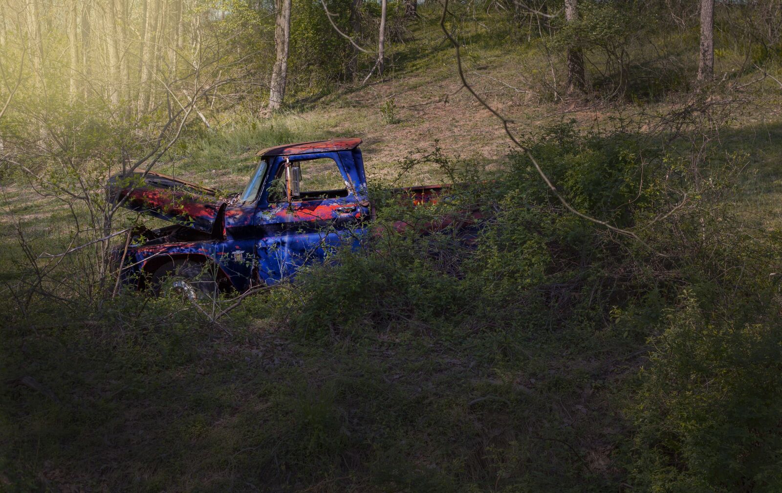 Canon EF 50mm F1.8 II sample photo. Old, truck, vintage photography