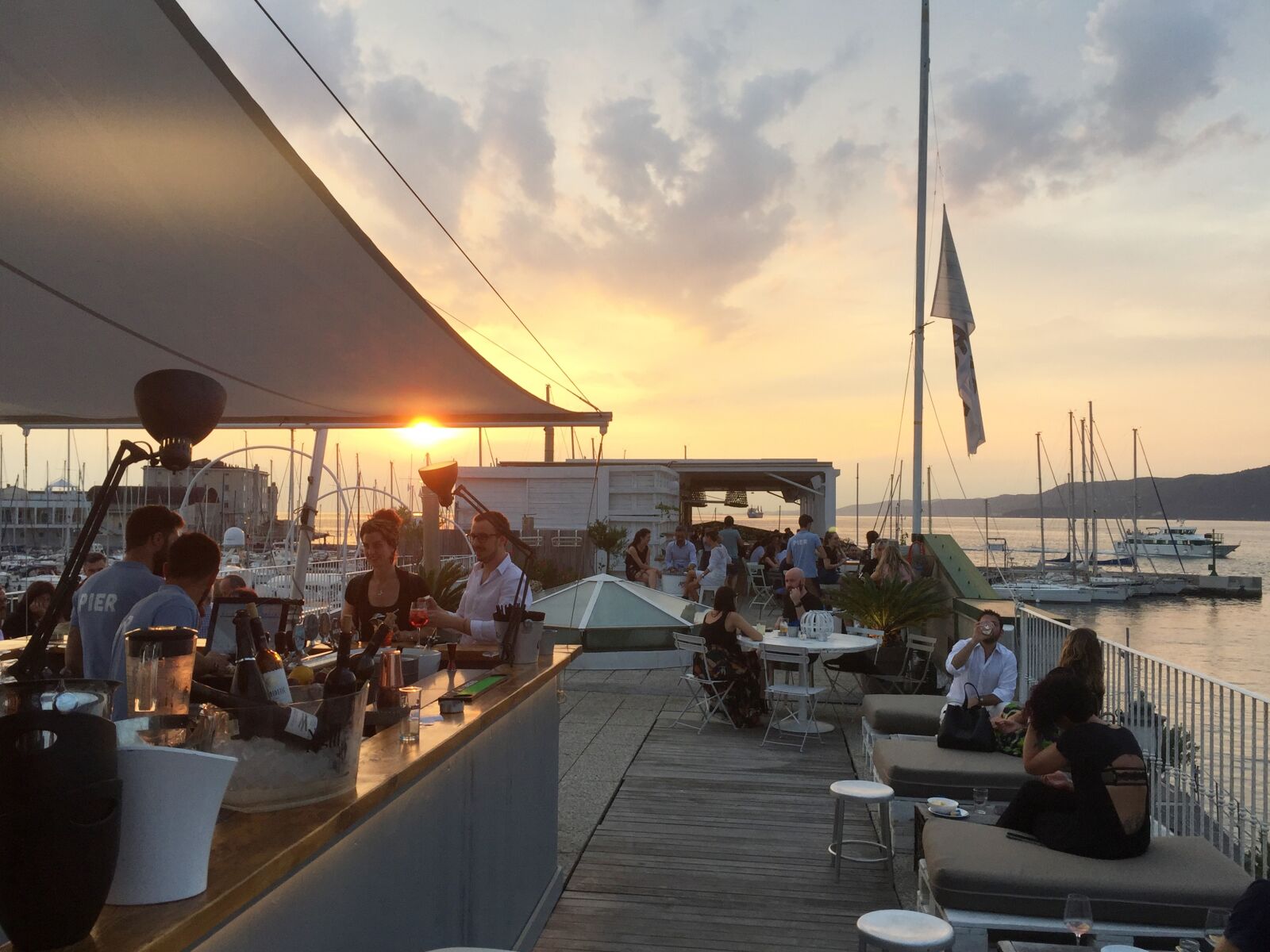 iPhone 6 back camera 4.15mm f/2.2 sample photo. Trieste, italy, sunset photography