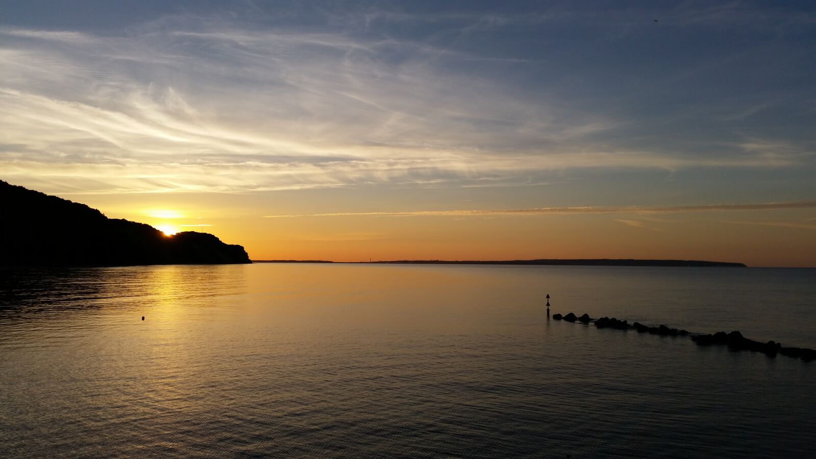 Samsung Galaxy S5 sample photo. Sunset, sea, landscape photography