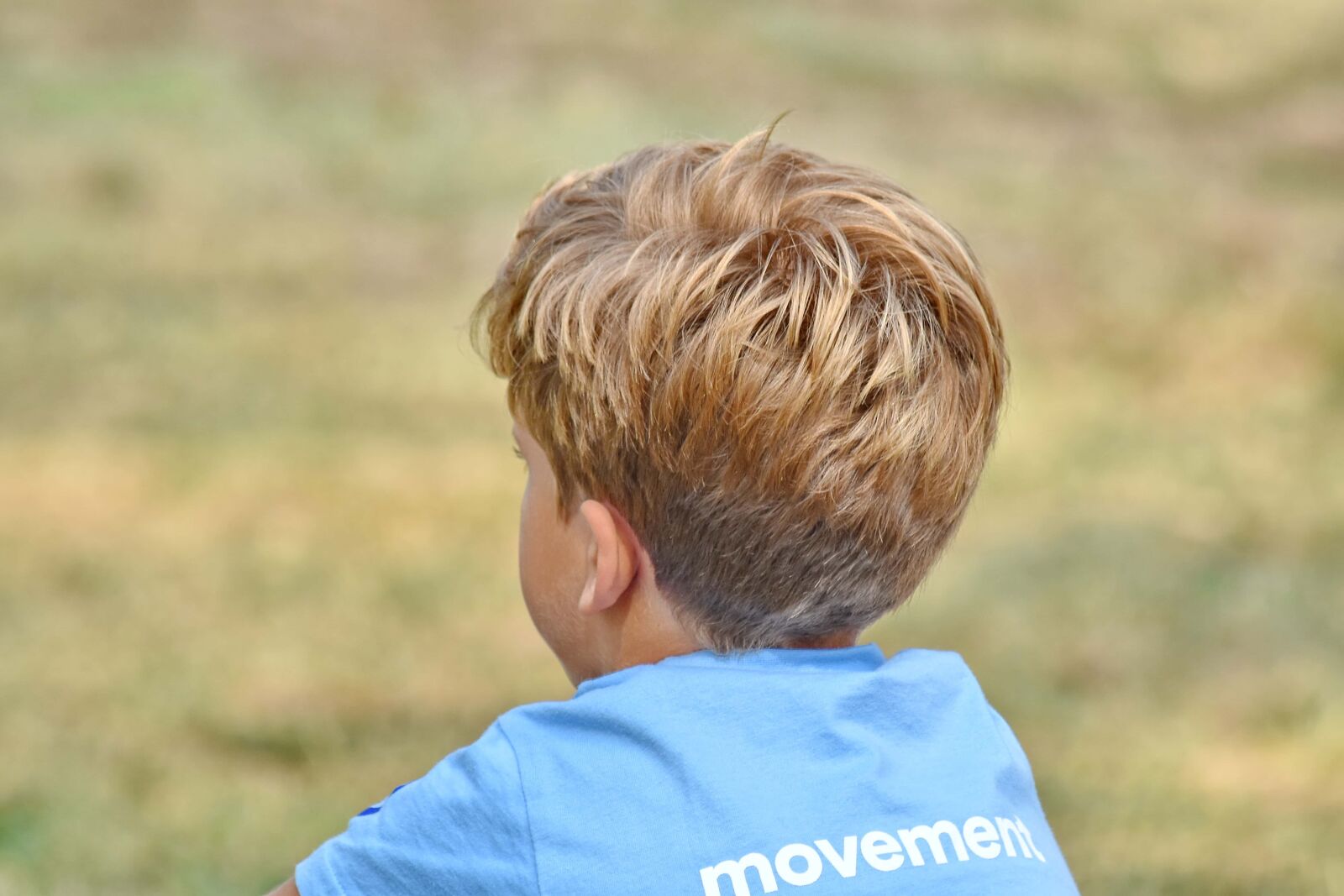 Nikon D5500 sample photo. Blonde hair, boy, hairstyle photography