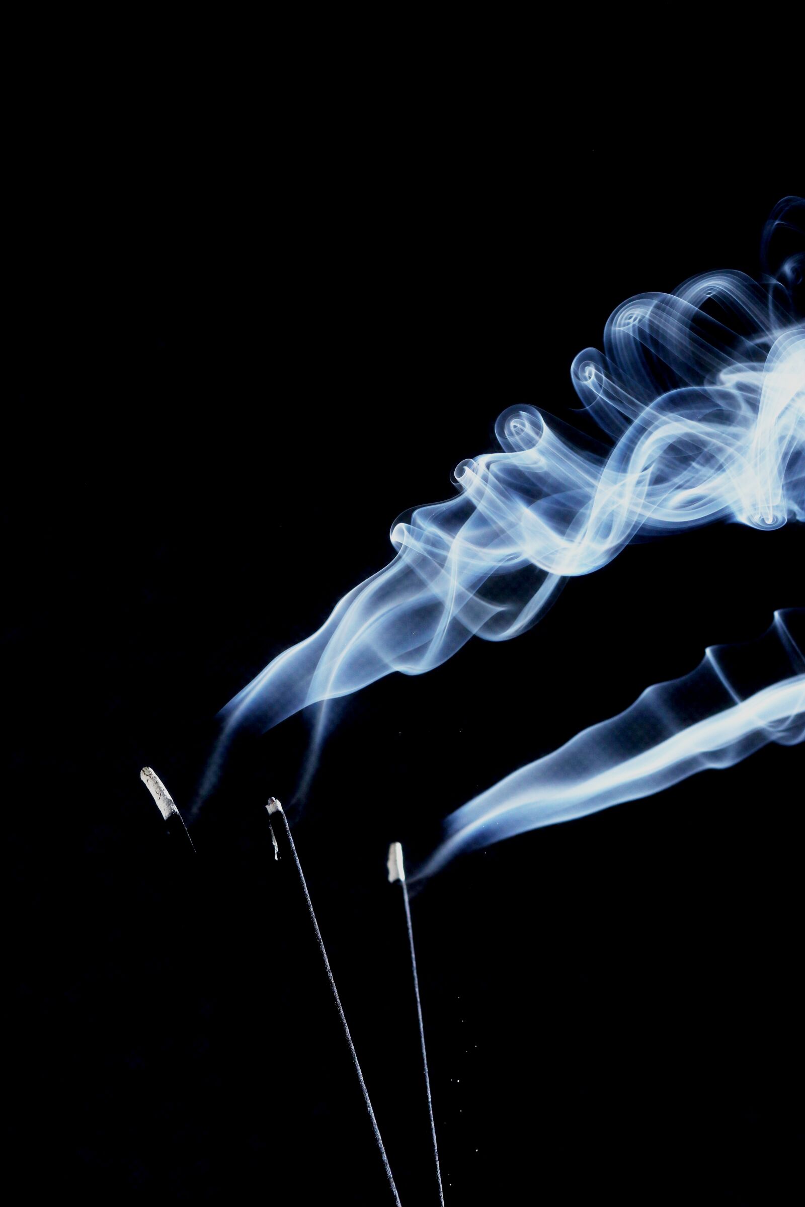 Canon EOS 80D sample photo. Smoke, incense, three photography
