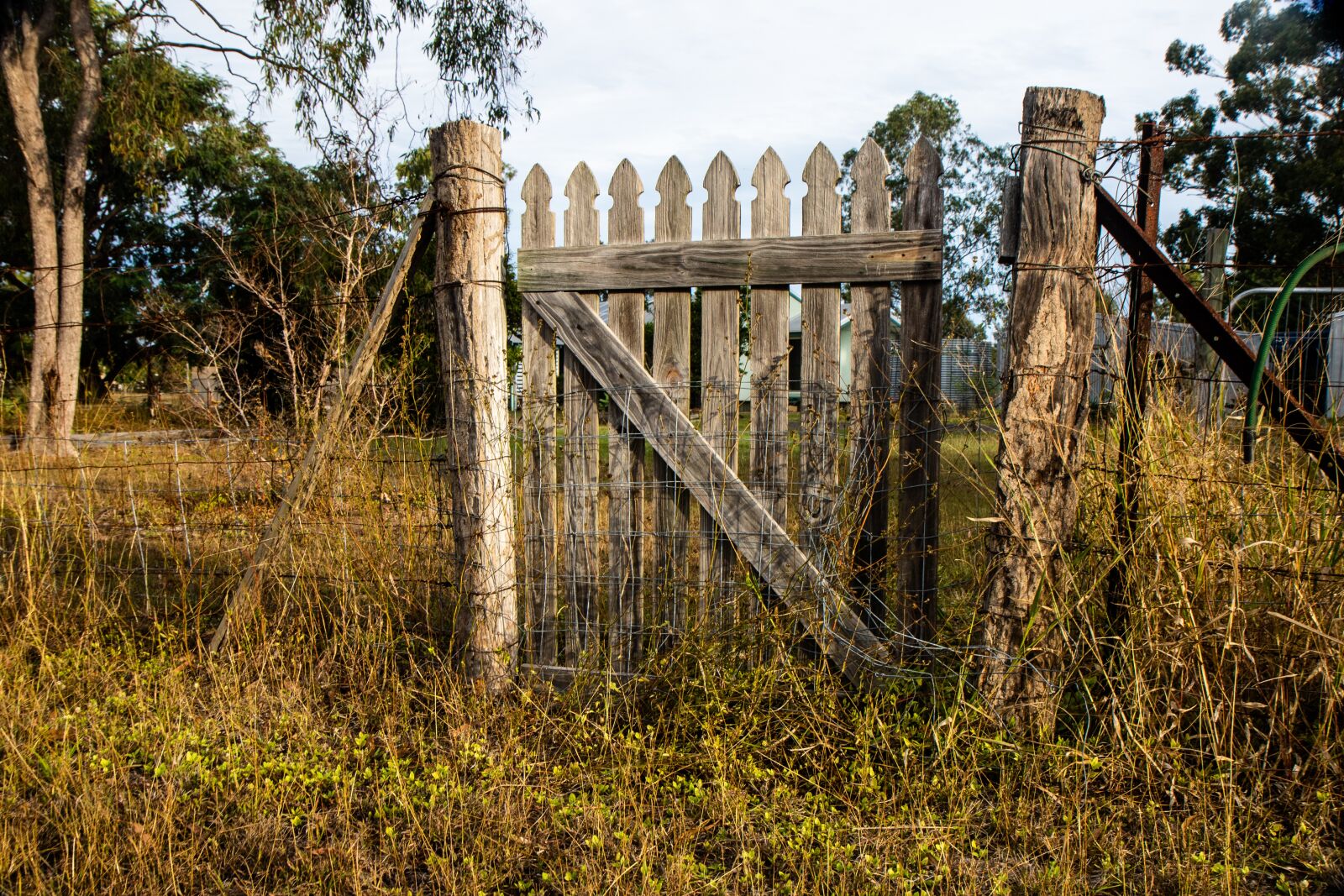 Sigma 12-24mm f/4.5-5.6 EX DG ASPHERICAL HSM + 1.4x sample photo. Gate, farm, country photography