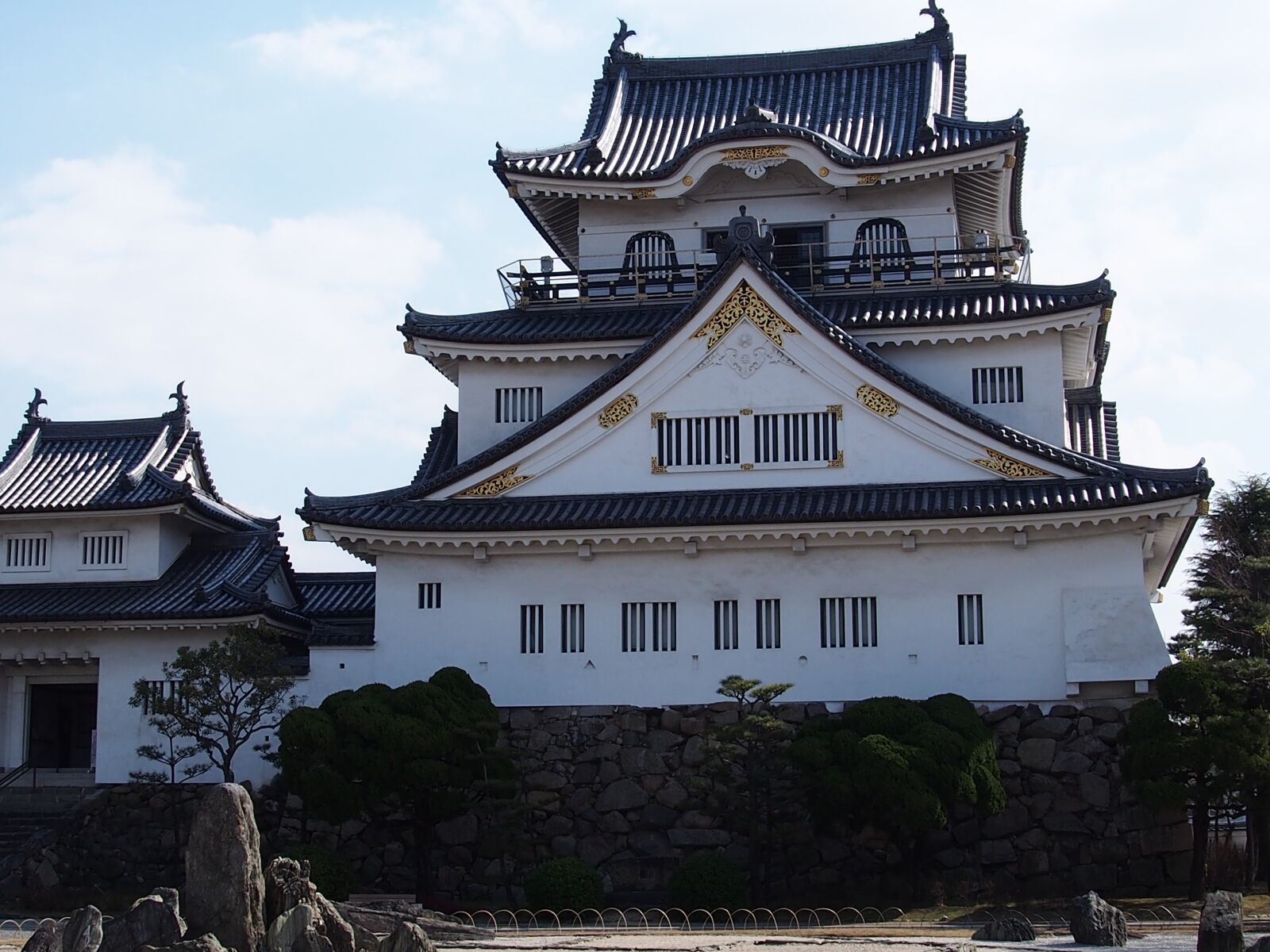 Olympus PEN E-PL5 sample photo. Asia, castle, japan, kishiwadacastle photography