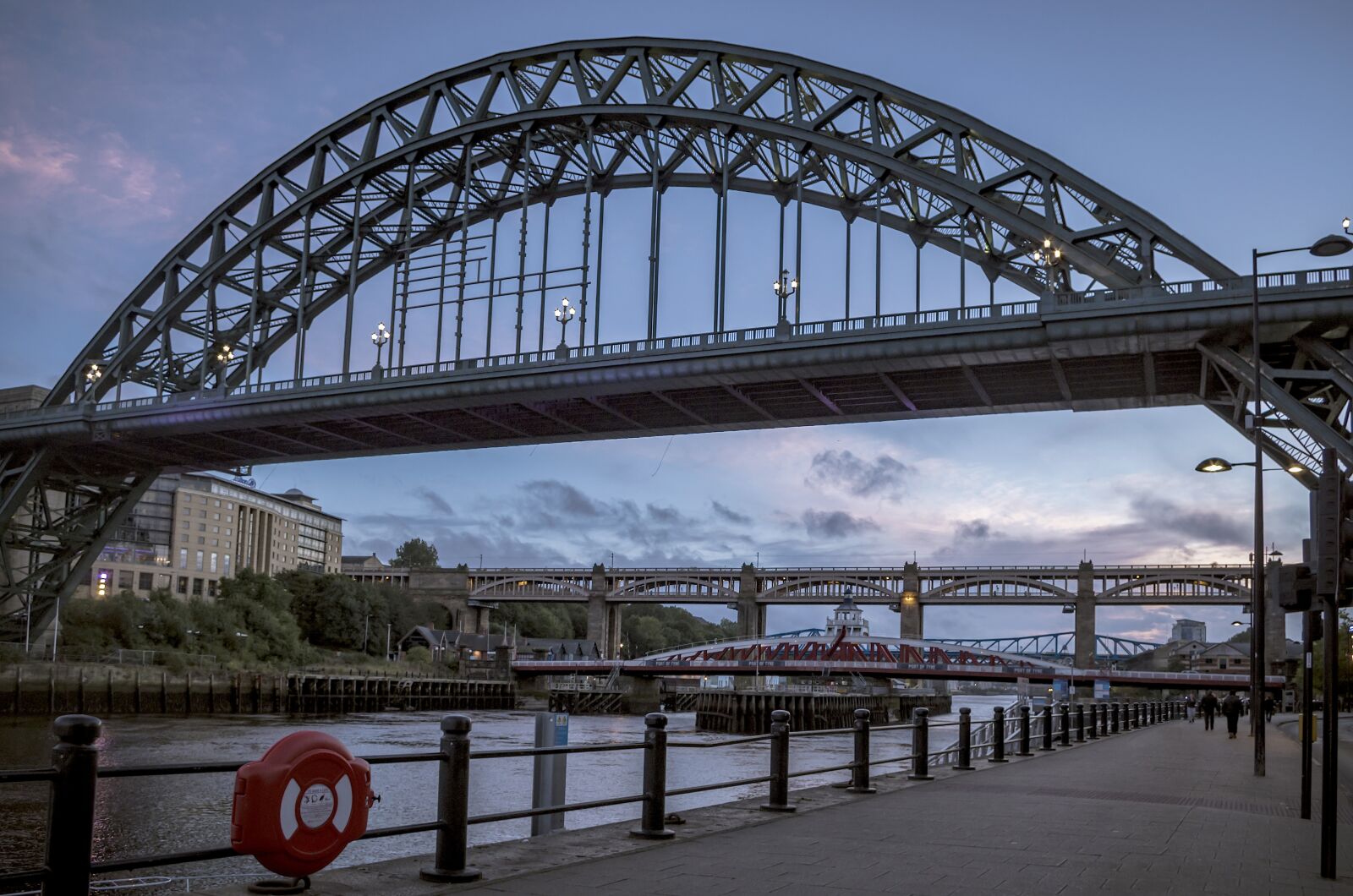 Pentax K-50 sample photo. The tyne bridge, newcastle photography