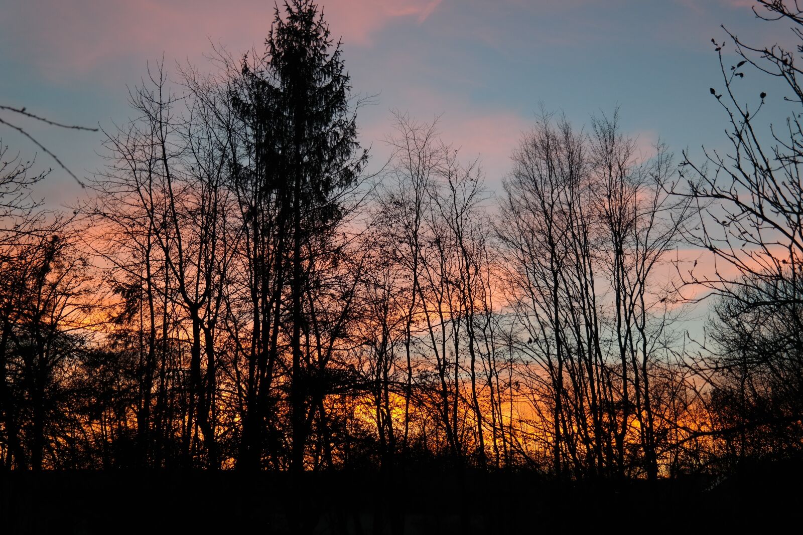 Samsung NX300 sample photo. Sunset, afterglow, evening sky photography