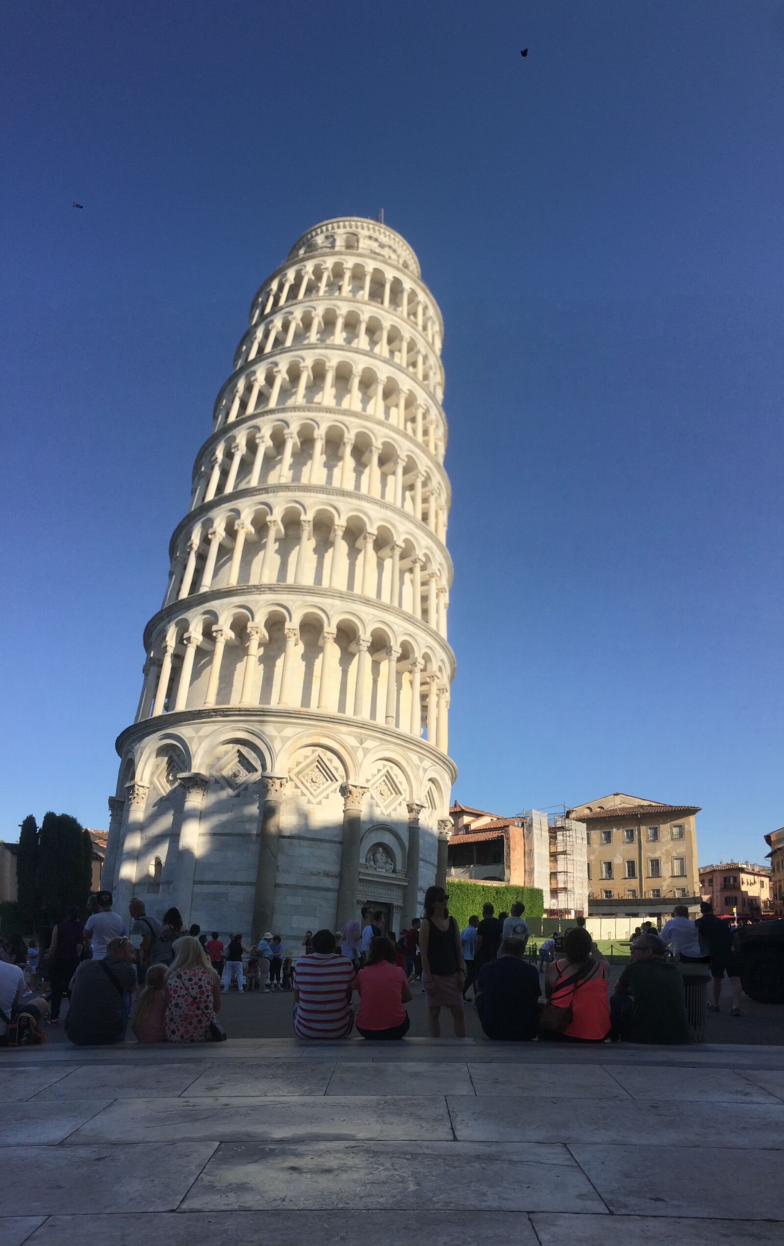 iPhone 5s back camera 4.15mm f/2.2 sample photo. Pisa, sun, tower photography
