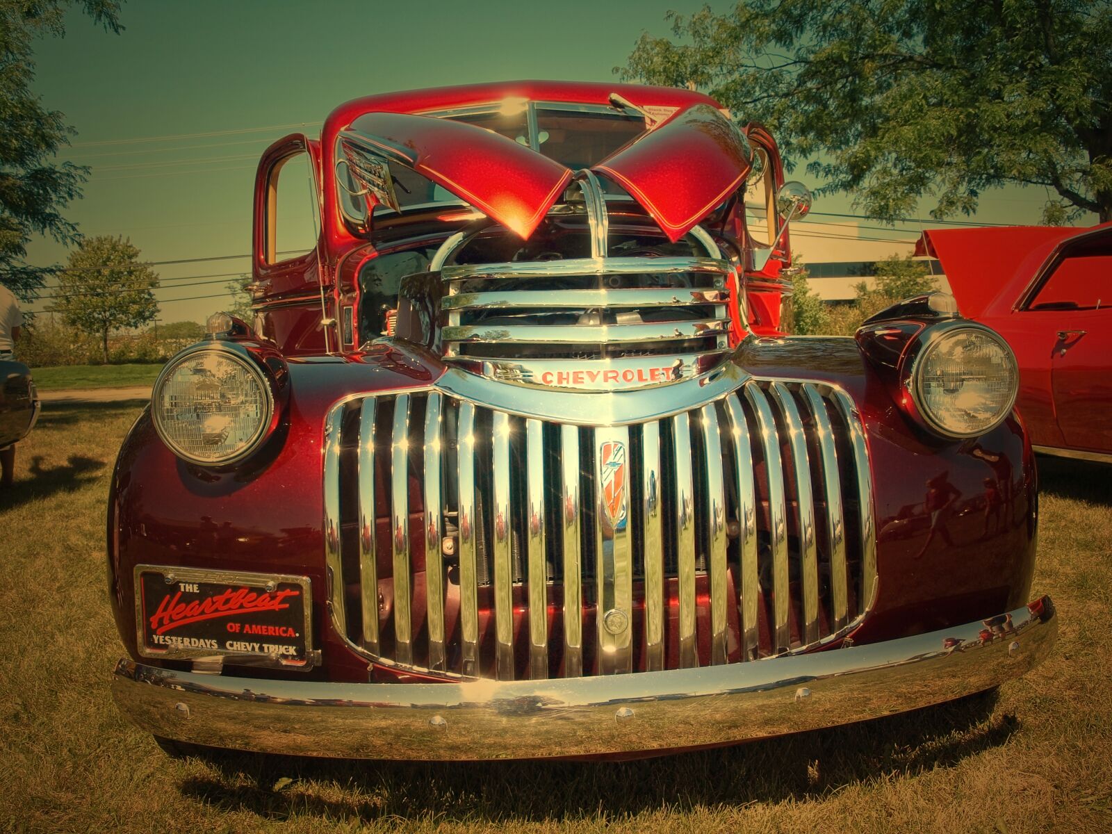Olympus E-410 (EVOLT E-410) sample photo. Chevrolet, transportation, old photography