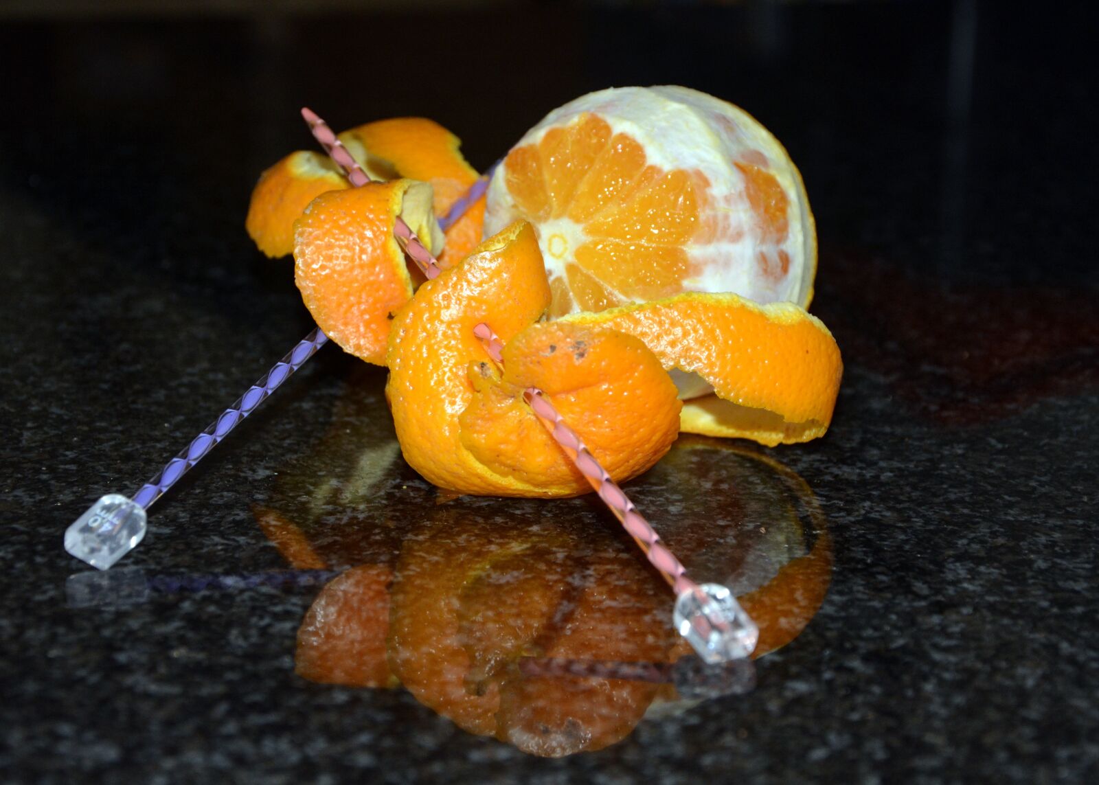 Nikon D5200 sample photo. Knitting, orange peel, creative photography