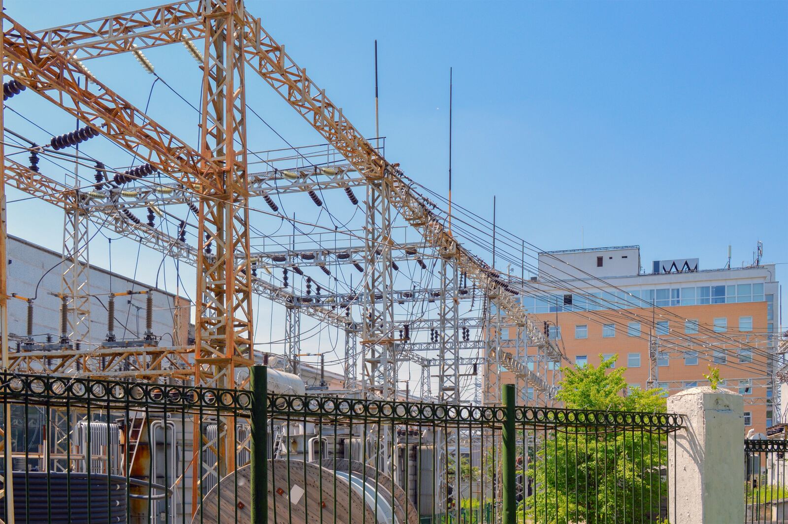 Nikon D3200 sample photo. Power plant, electric power photography