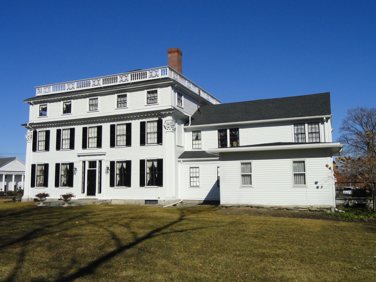 Sony Cyber-shot DSC-H55 sample photo. Asa waters mansion, millbury photography