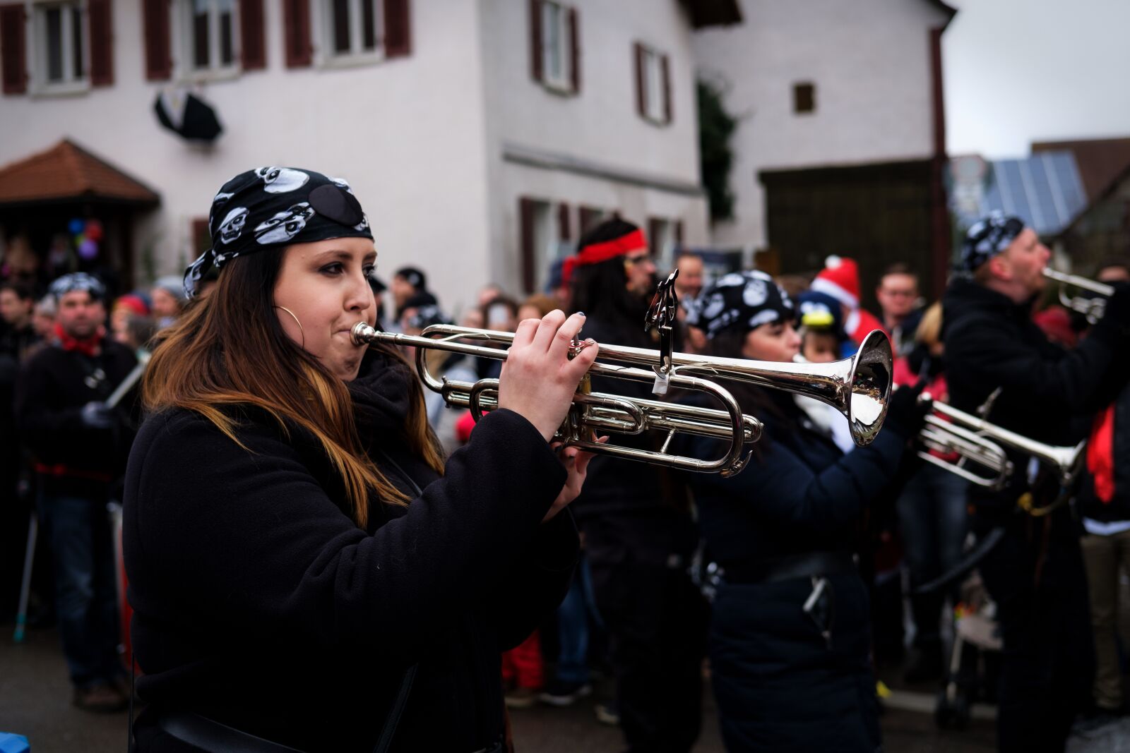Fujifilm XF 35mm F2 R WR sample photo. Band, music, trumpet photography