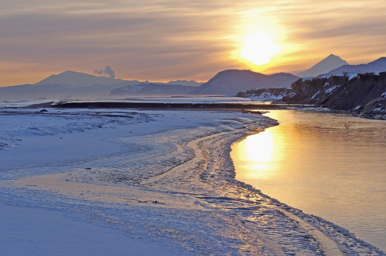 Pentax K-5 sample photo. Sunset, river, nature photography