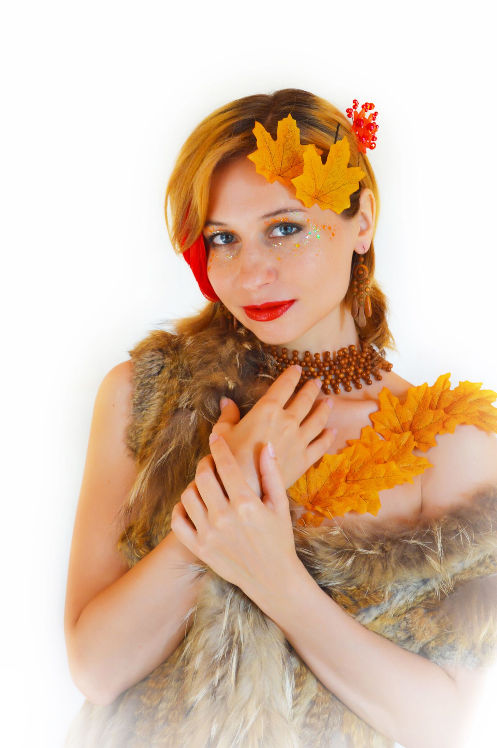 Nikon D3200 sample photo. Autumn, autumn makeup, leaves photography