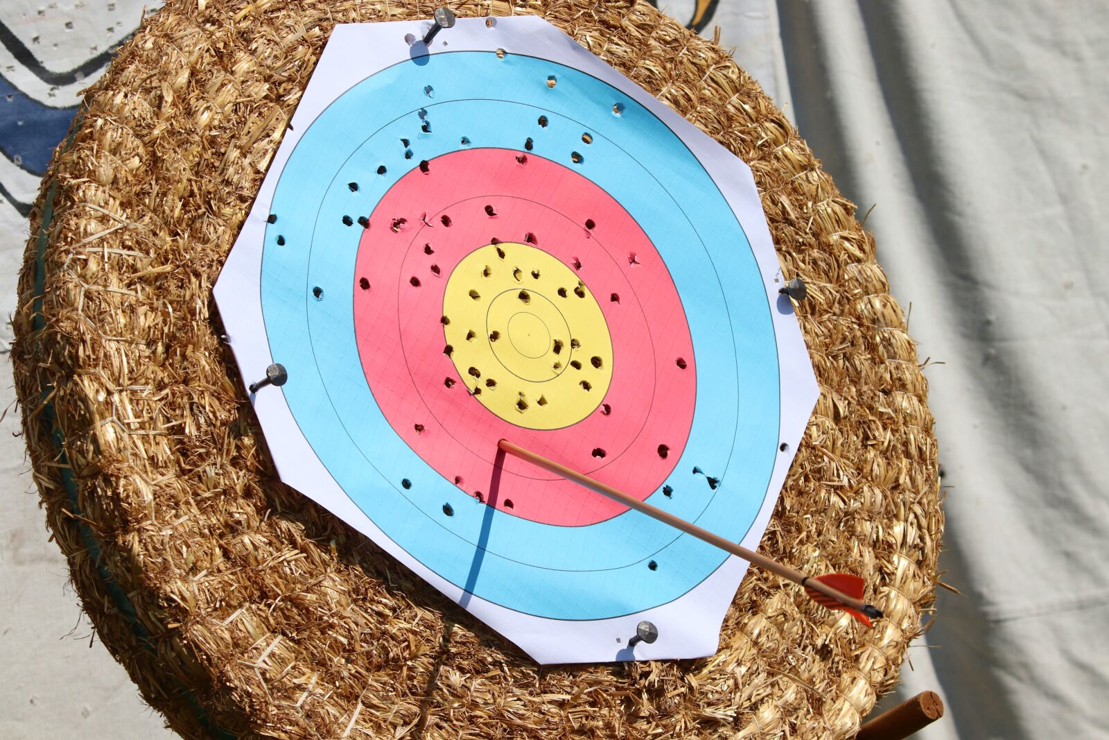 Canon EOS 200D (EOS Rebel SL2 / EOS Kiss X9) sample photo. Target, arrow, archery photography