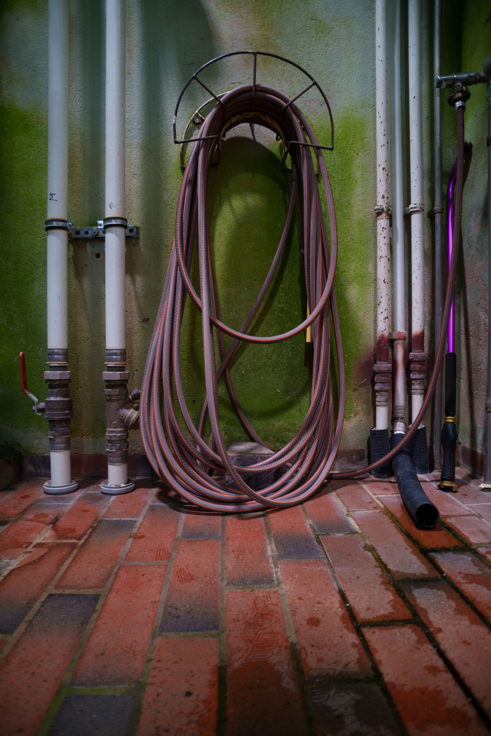 Samyang Remaster Slim 21mm F3.5 sample photo. Irrigation hose photography