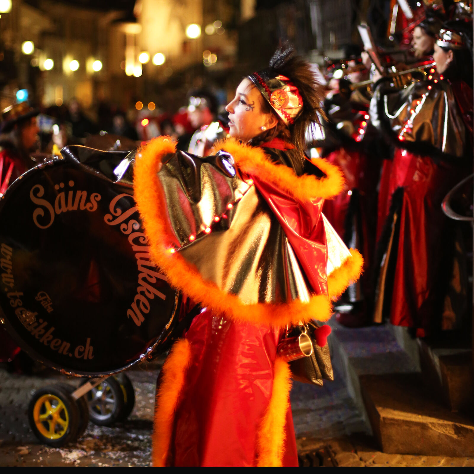 Canon EF 50mm F1.4 USM sample photo. Band, carnival, drummer, music photography
