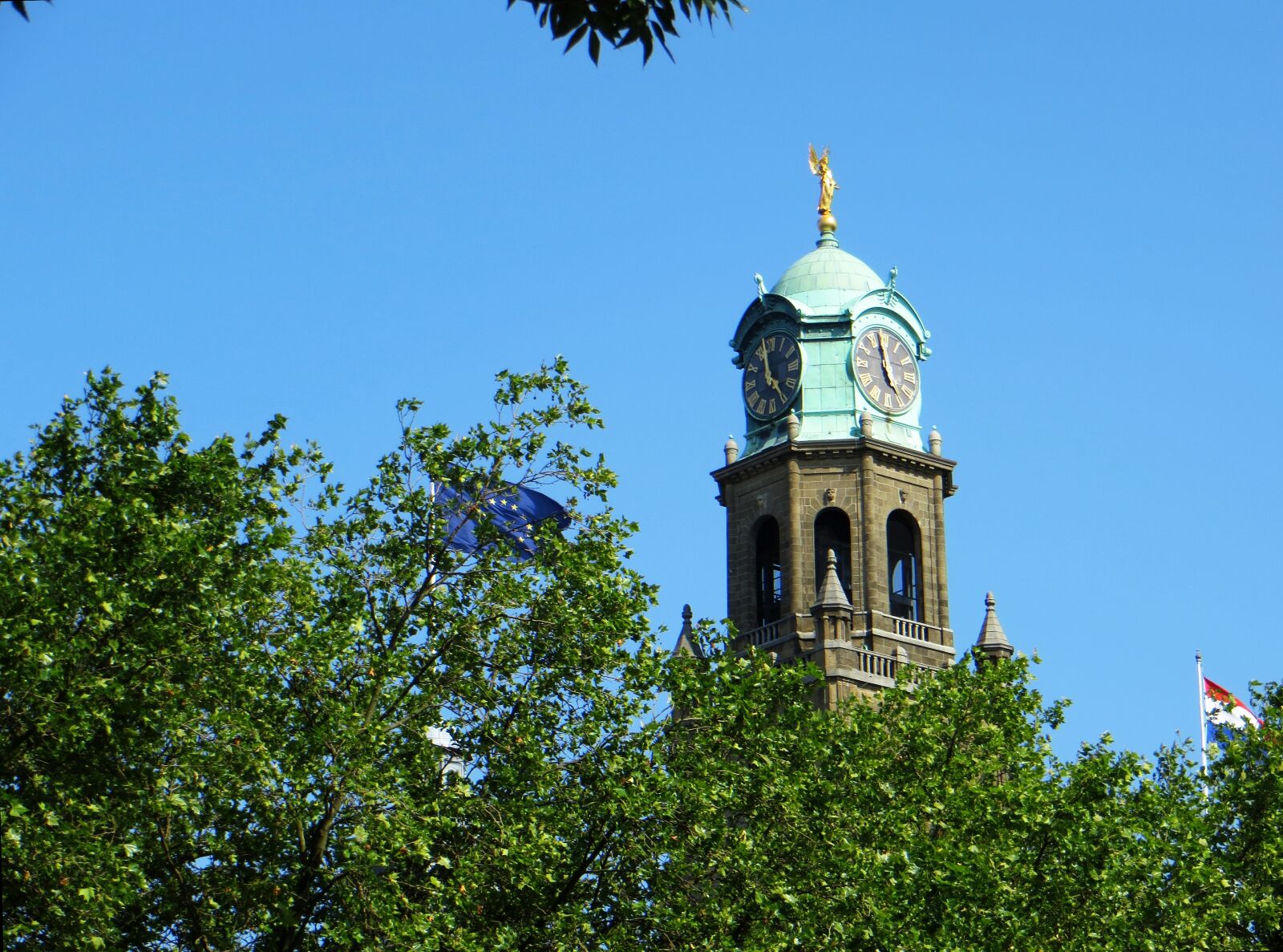 Canon PowerShot SX260 HS sample photo. Rotterdam, church, spire photography