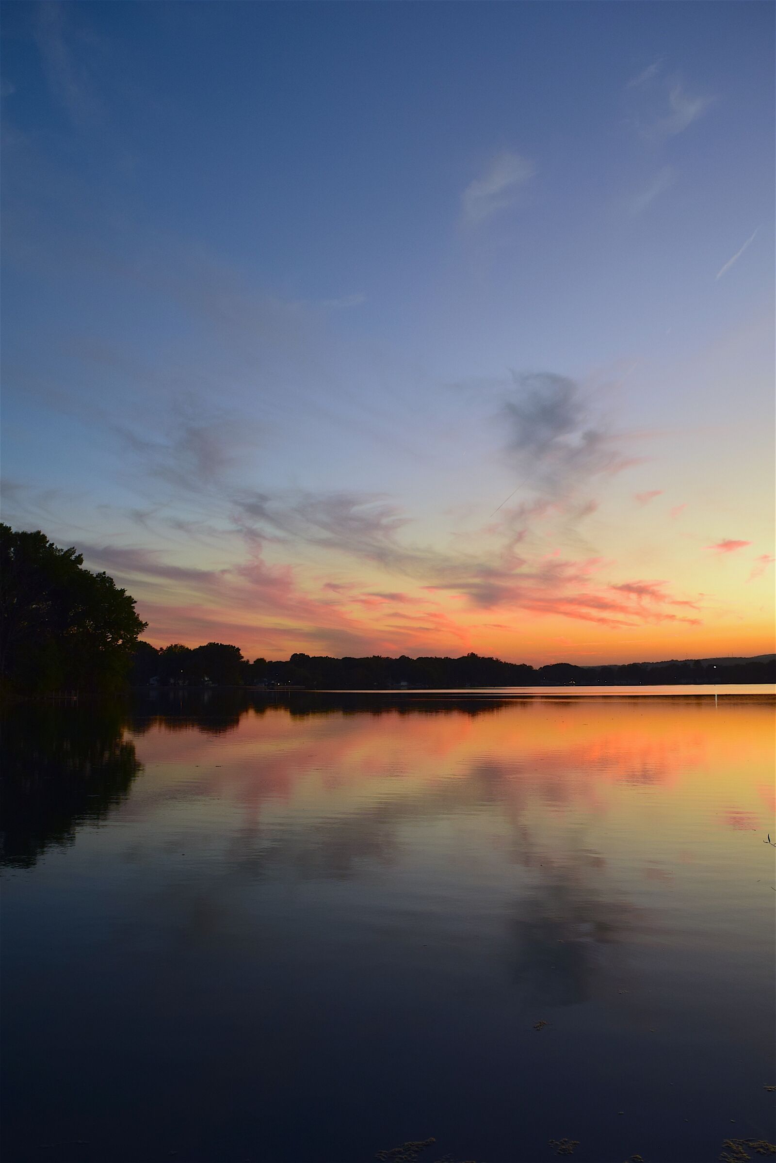 Nikon D3300 sample photo. Sunset, lake, clouds photography