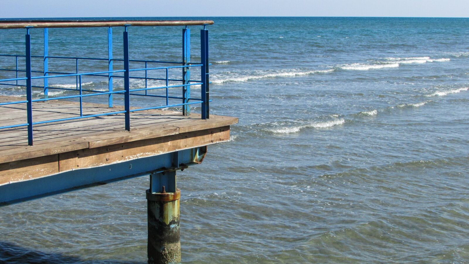 Canon PowerShot SX400 IS sample photo. Cyprus, larnaca, jetty photography
