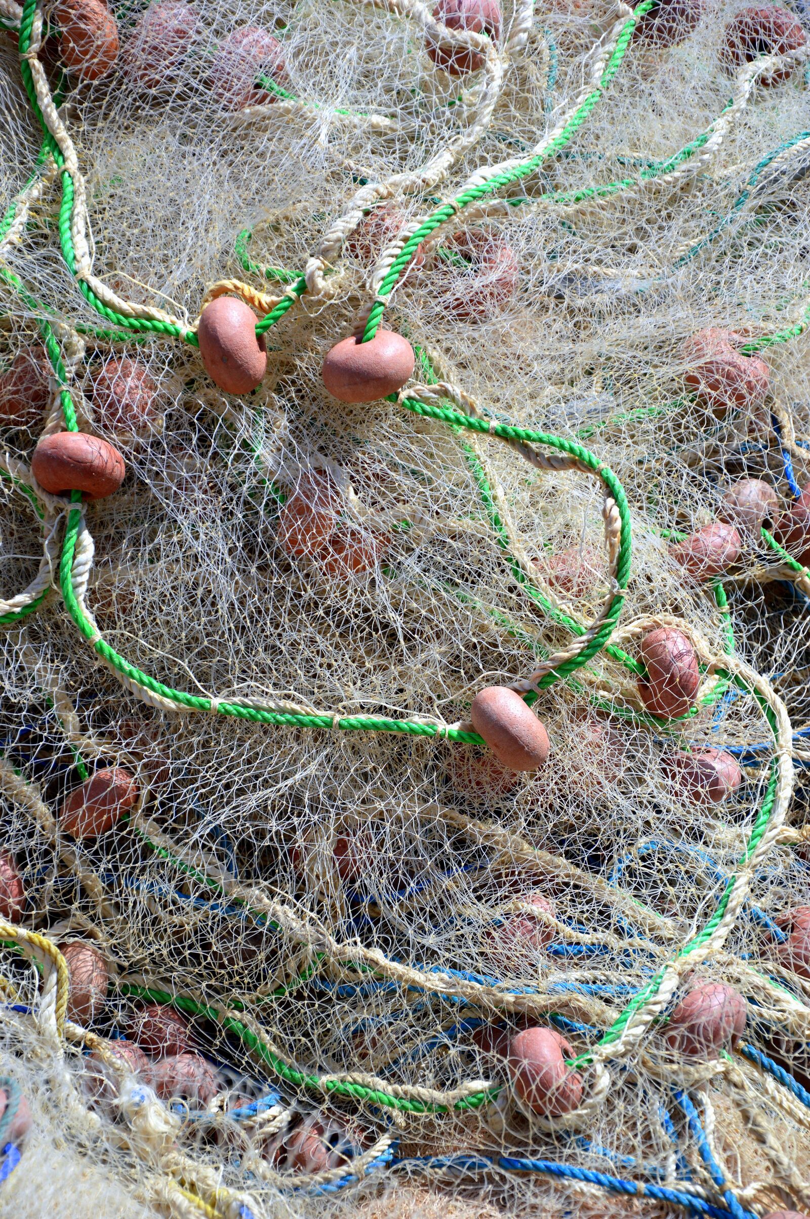 Nikon D3200 sample photo. Web, fishing net, fishing photography