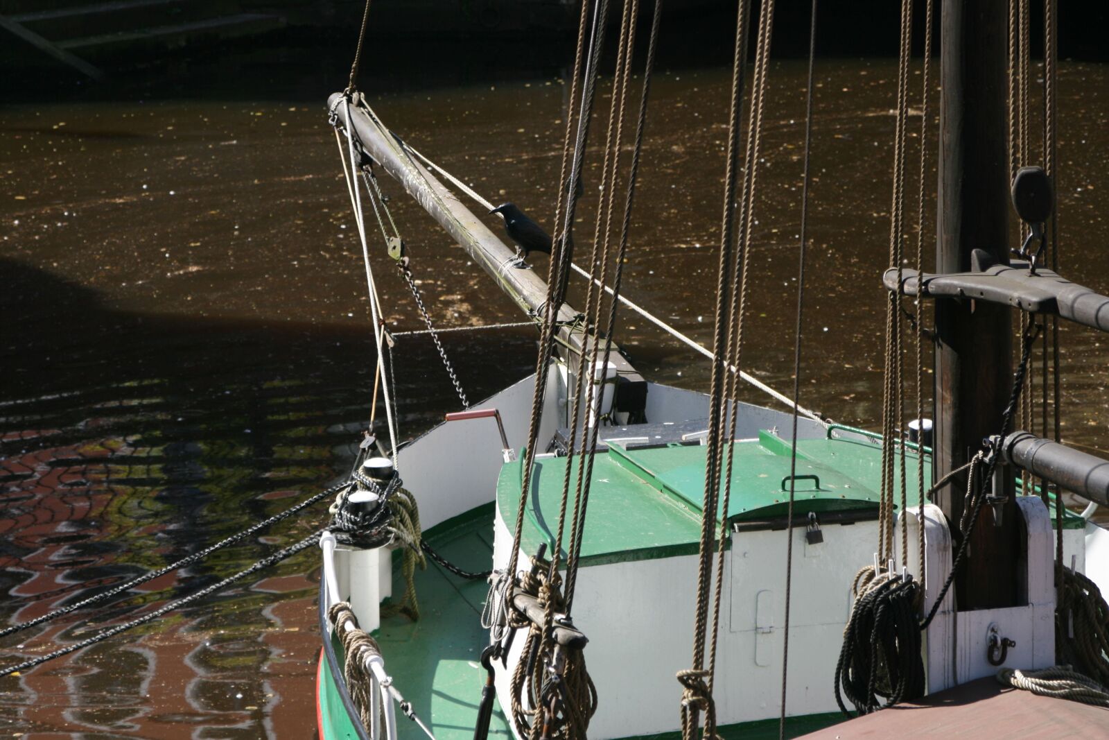 Canon EOS 400D (EOS Digital Rebel XTi / EOS Kiss Digital X) sample photo. Maritime, harness lines, ship photography