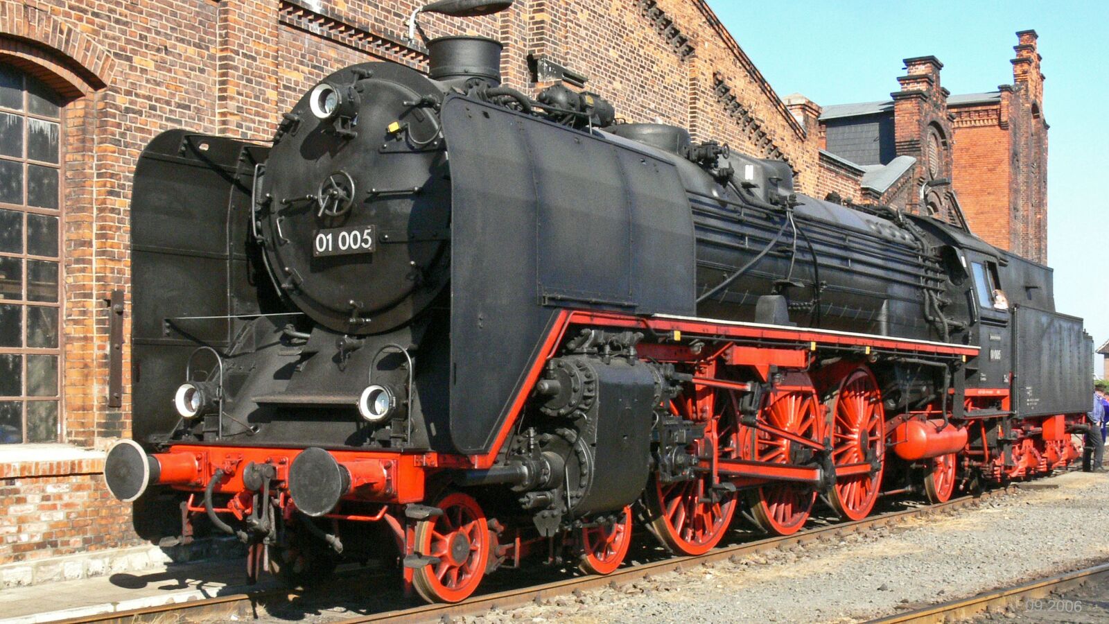Panasonic DMC-FZ30 sample photo. Steam locomotive, classic view photography