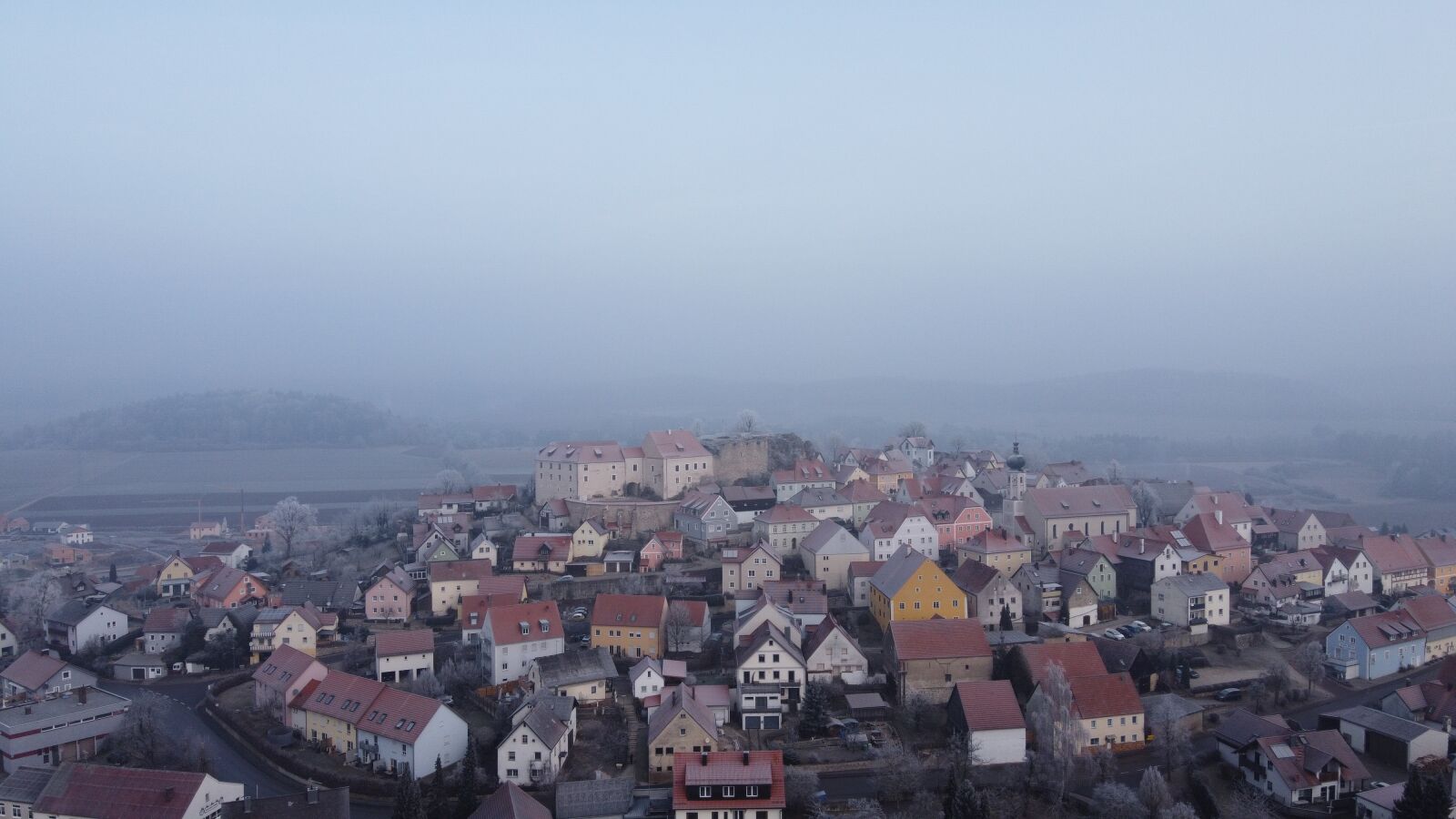 DJI FC7203 sample photo. Lupburg, upper palatinate, market photography