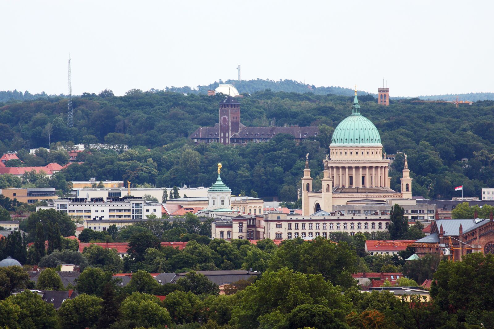 Canon EF-S 55-250mm F4-5.6 IS STM sample photo. Potsdam, view, nikolai church photography
