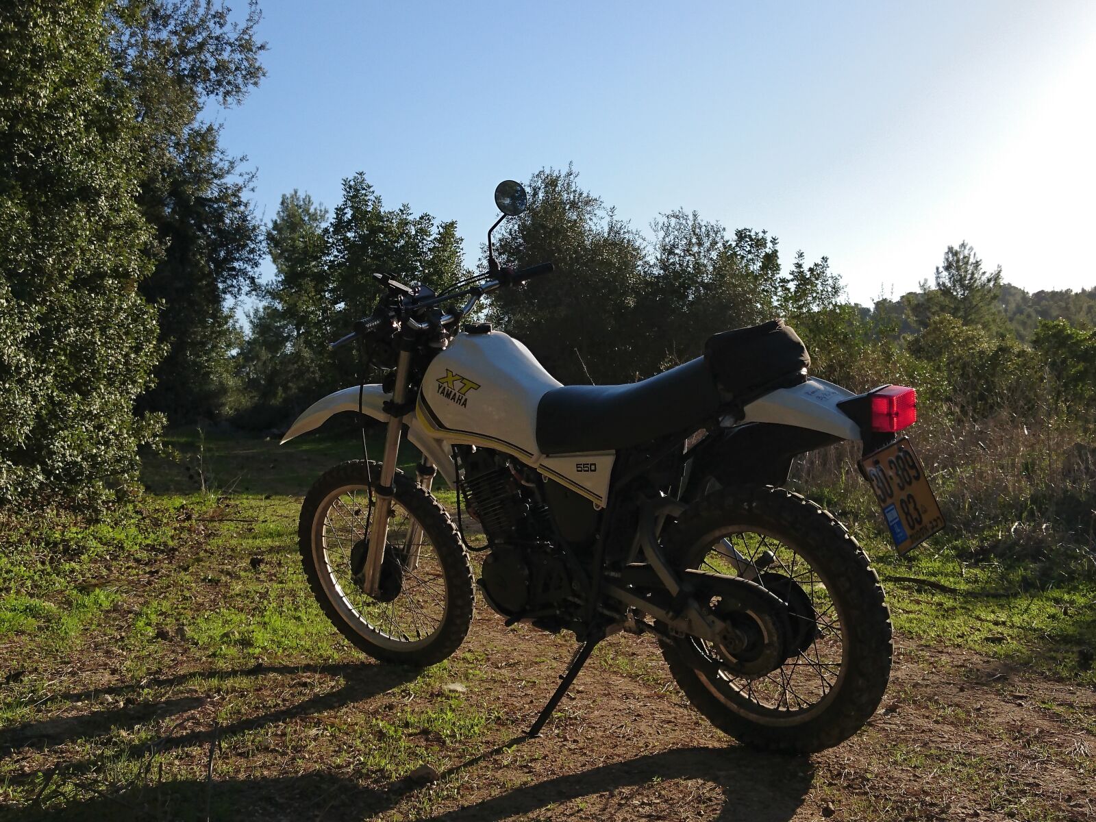 Sony Xperia Z3+ sample photo. Motorcycle, xt550 photography