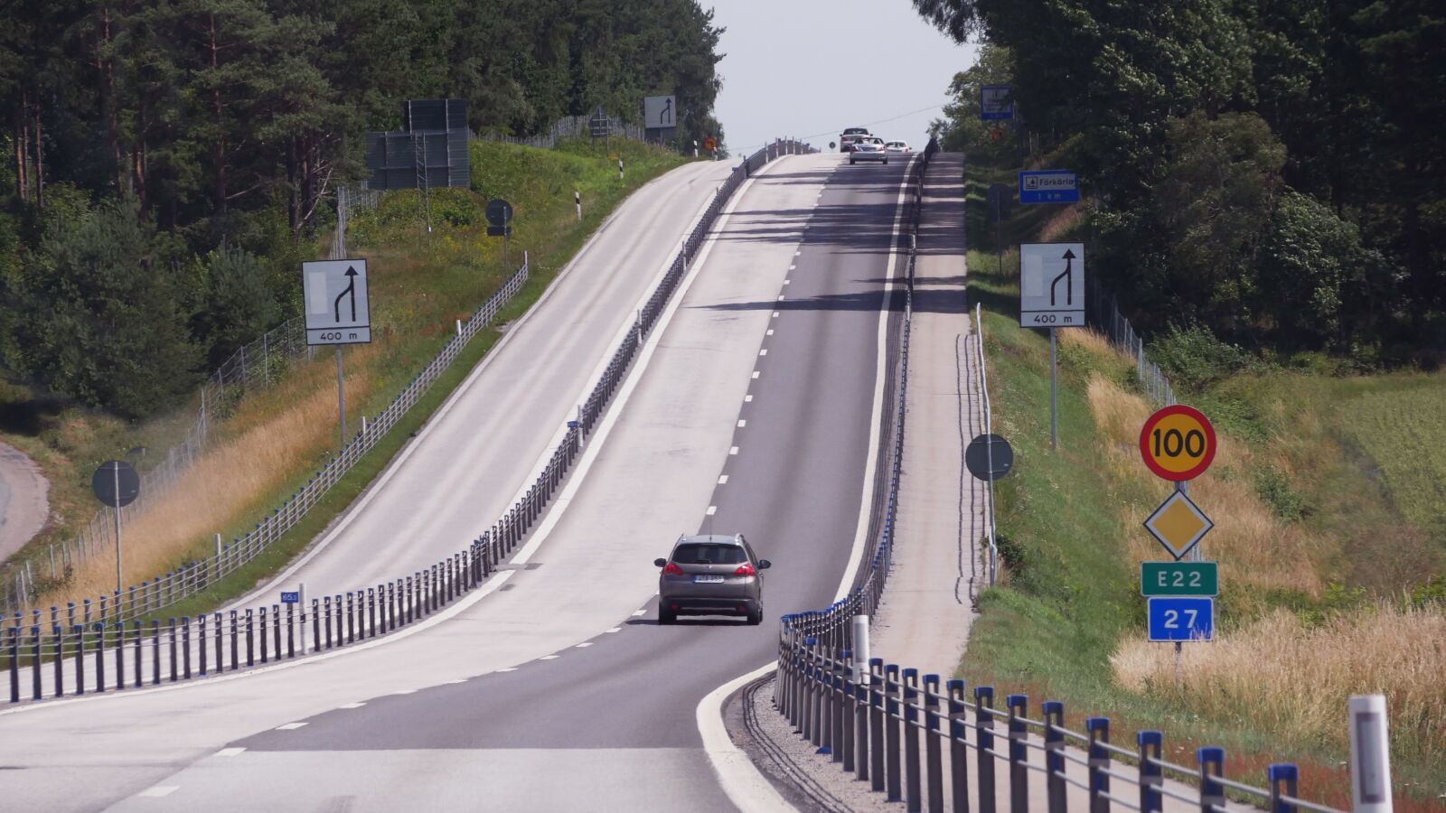 Panasonic DMC-G70 sample photo. Sweden, road, e 45 photography