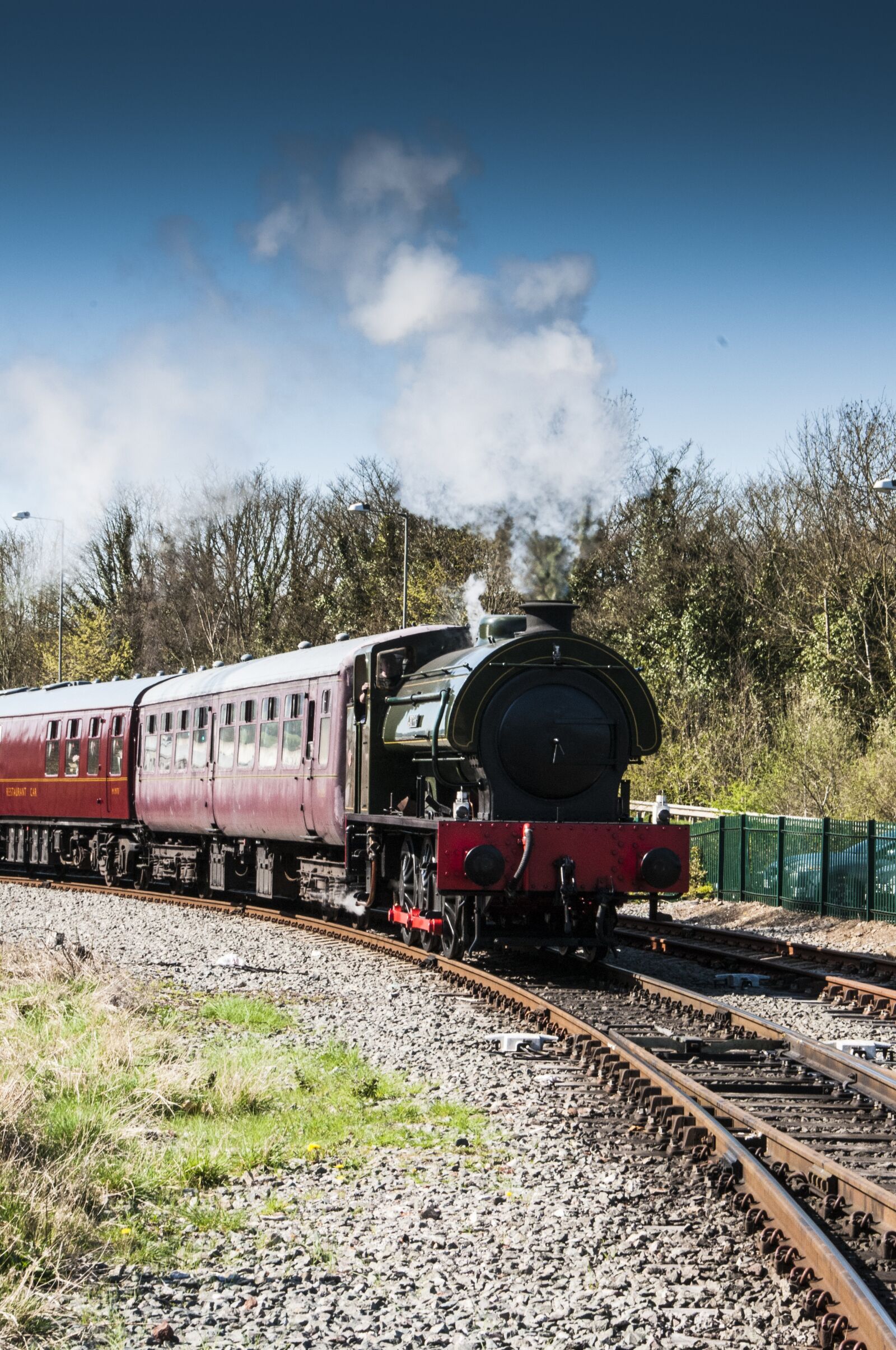 Nikon D300S sample photo. Steam train, outdoors, train photography