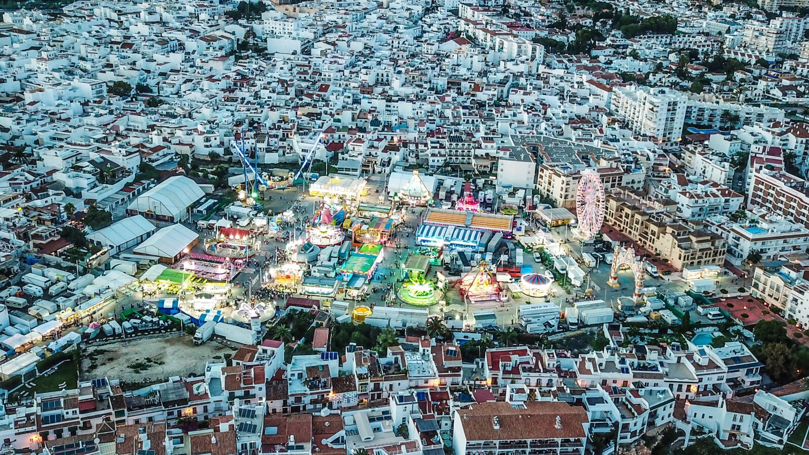 DJI FC220 sample photo. Sunset, nerja, fair photography