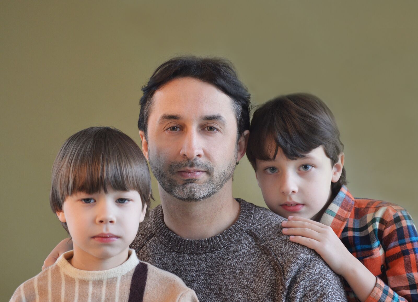 Nikon D3200 sample photo. Father, sons, family photography