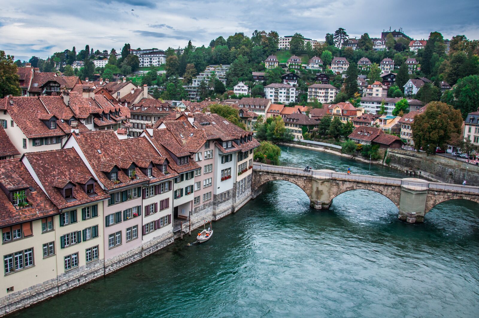 Nikon D90 sample photo. Bern, switzerland, river photography