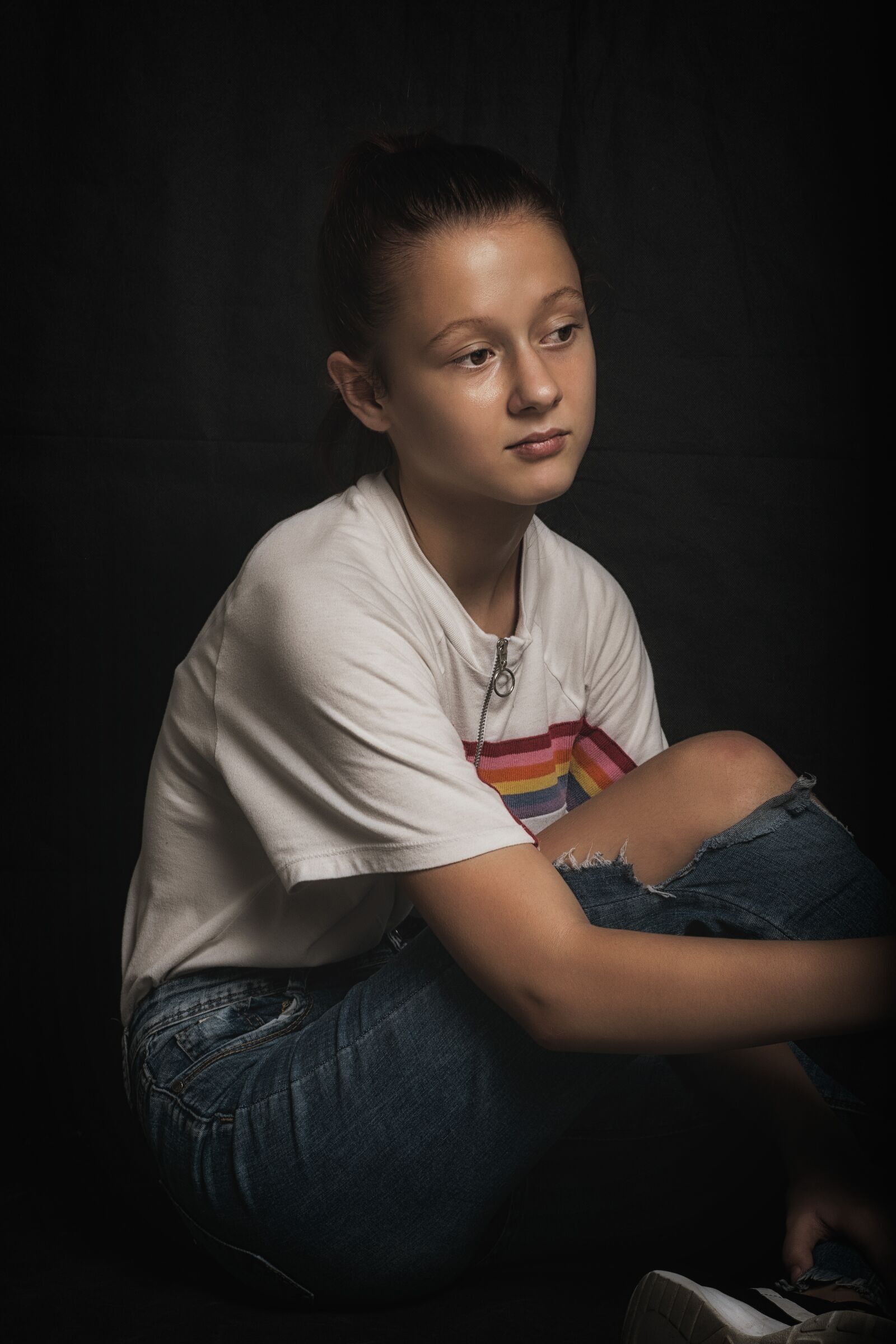 Nikon D5300 sample photo. Girl, sitting, mood photography