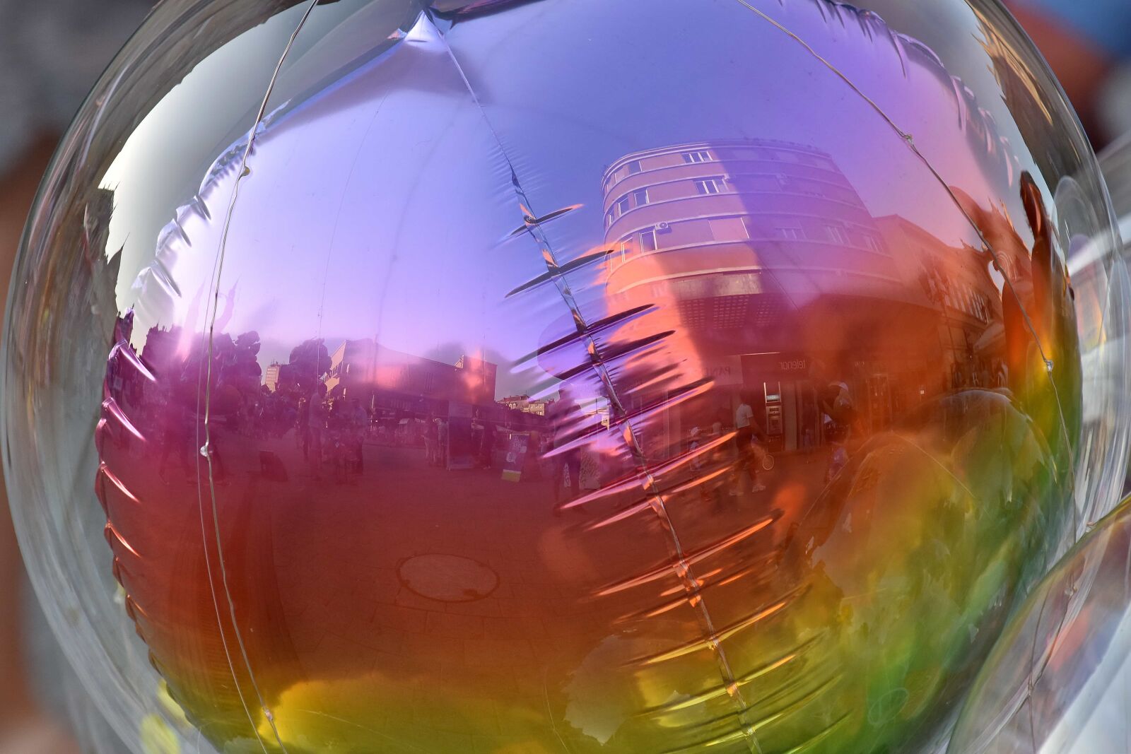 Nikon D5500 sample photo. Balloon, plastic, abstract, design photography