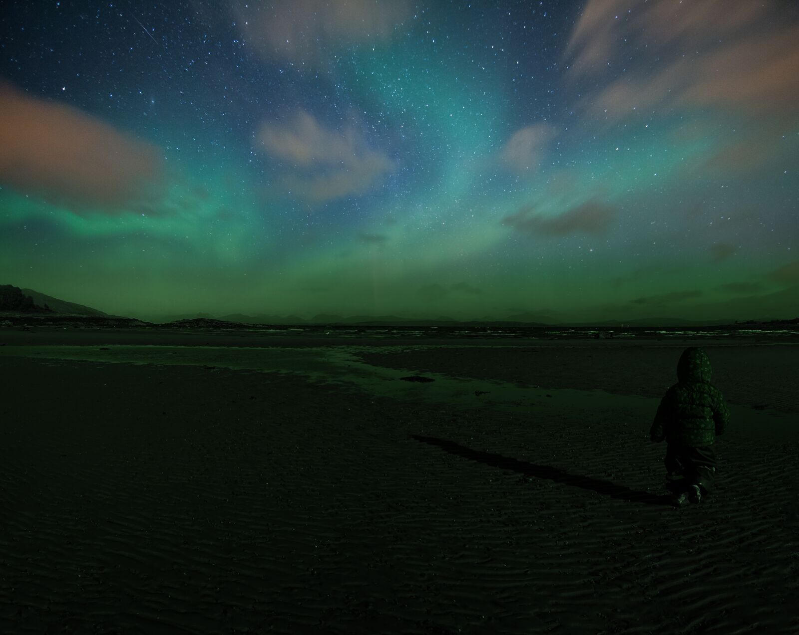 Sony Xperia X sample photo. Northern lights, aurora, isle photography