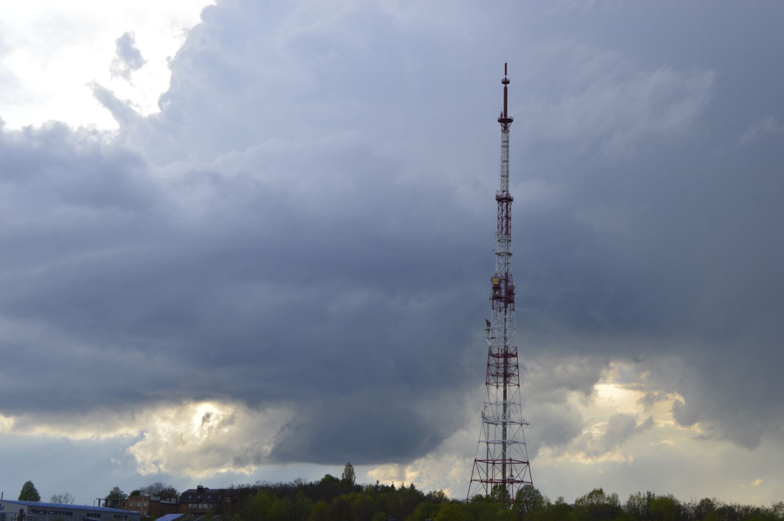 Nikon D3200 sample photo. Tv, city, skyline photography