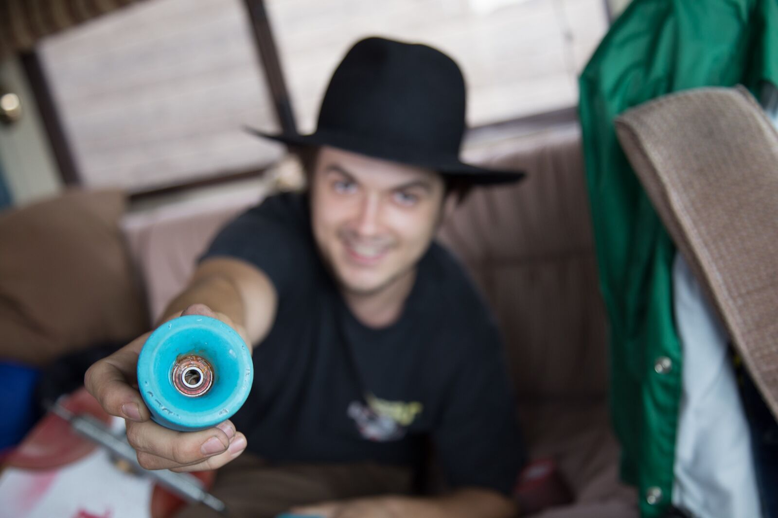 Canon EOS 6D + Canon EF 24-105mm F4L IS USM sample photo. Wheel, skateboard, skater photography