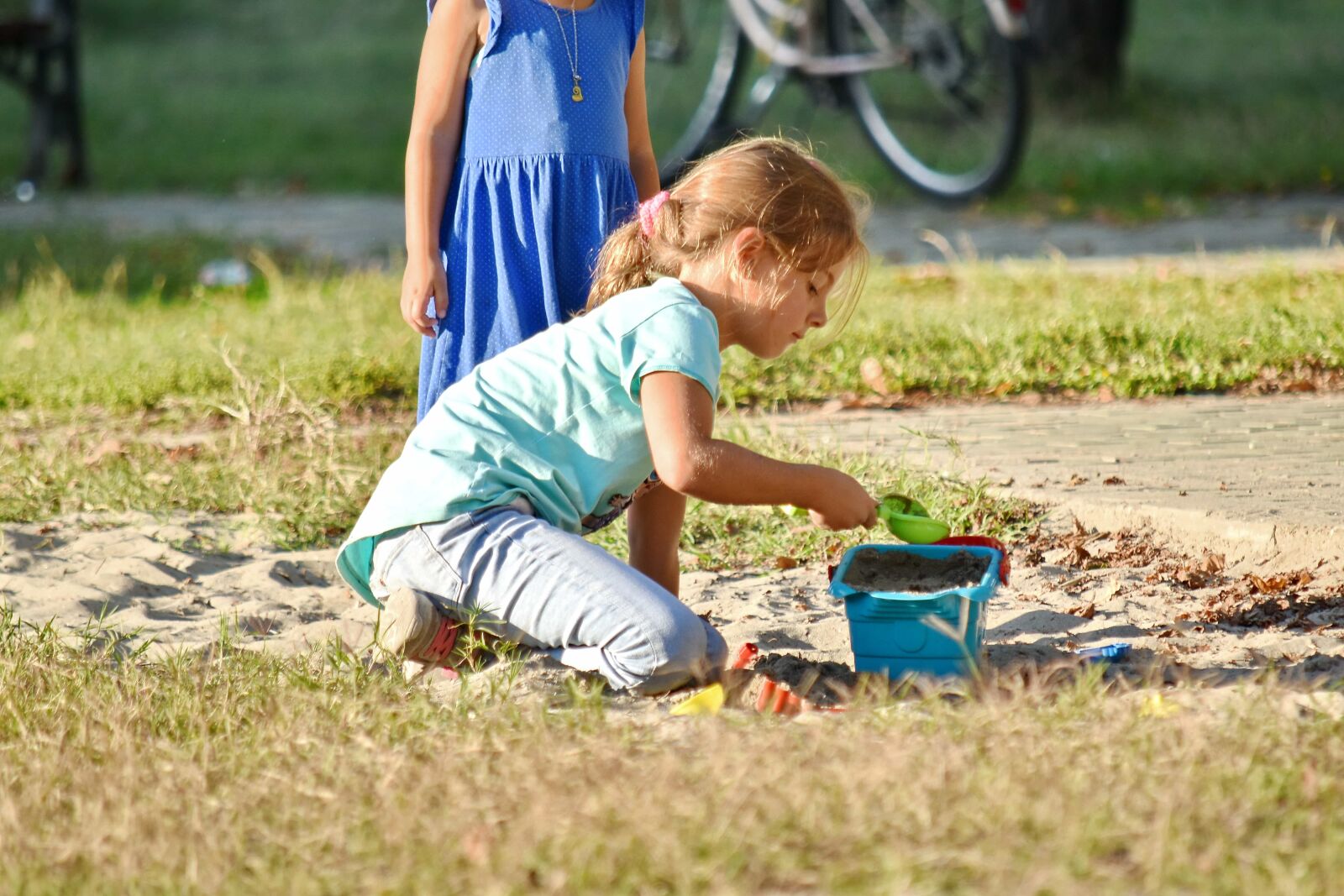 Nikon D5500 sample photo. Childhood, children, playground, playing photography