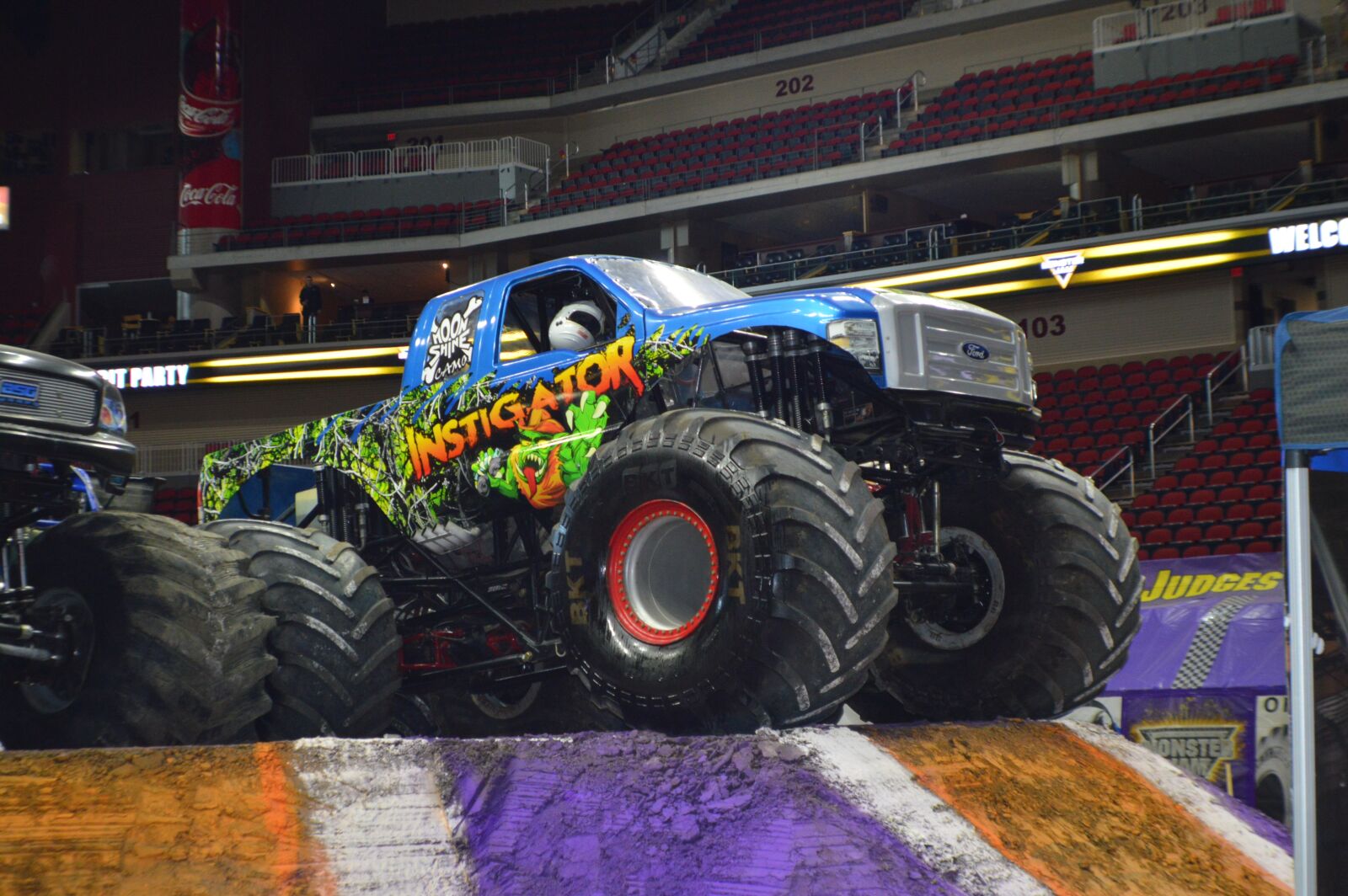Nikon D3200 sample photo. Monster truck, monster jam photography