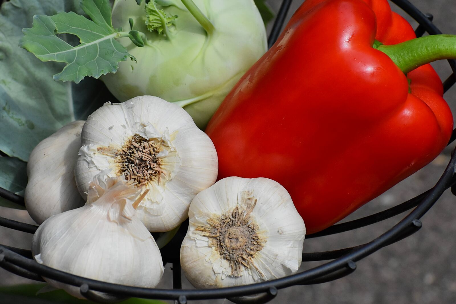Nikon D7200 sample photo. Vegetables, paprika, garlic photography