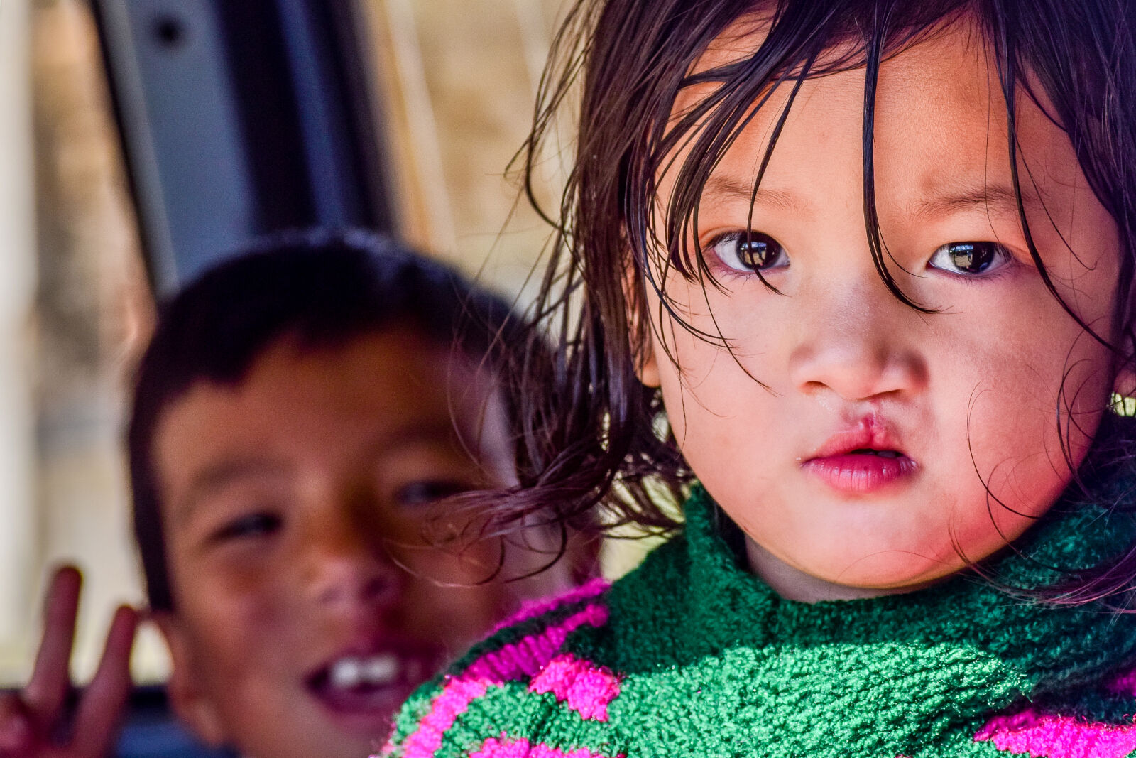 Nikon D5300 sample photo. Bhutan, bhutanese, cute, kid photography