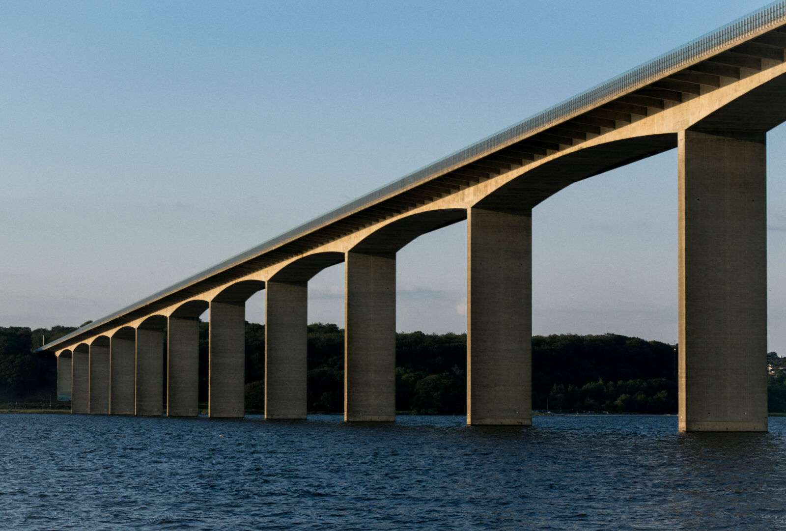 Nikon D3100 sample photo. Water, sun, bridge, denmark photography