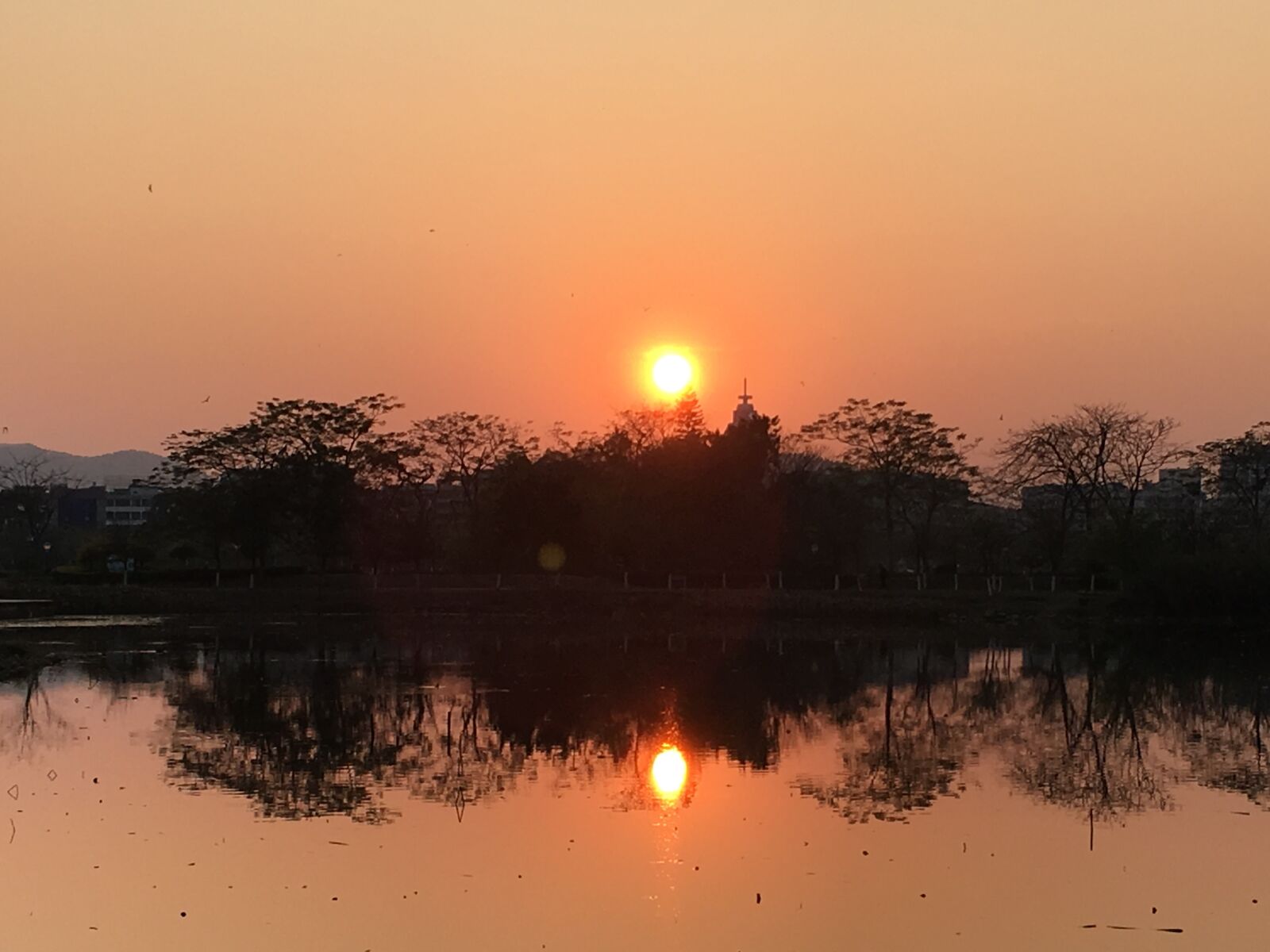 Apple iPhone 6s sample photo. Sunset, the morning sun photography