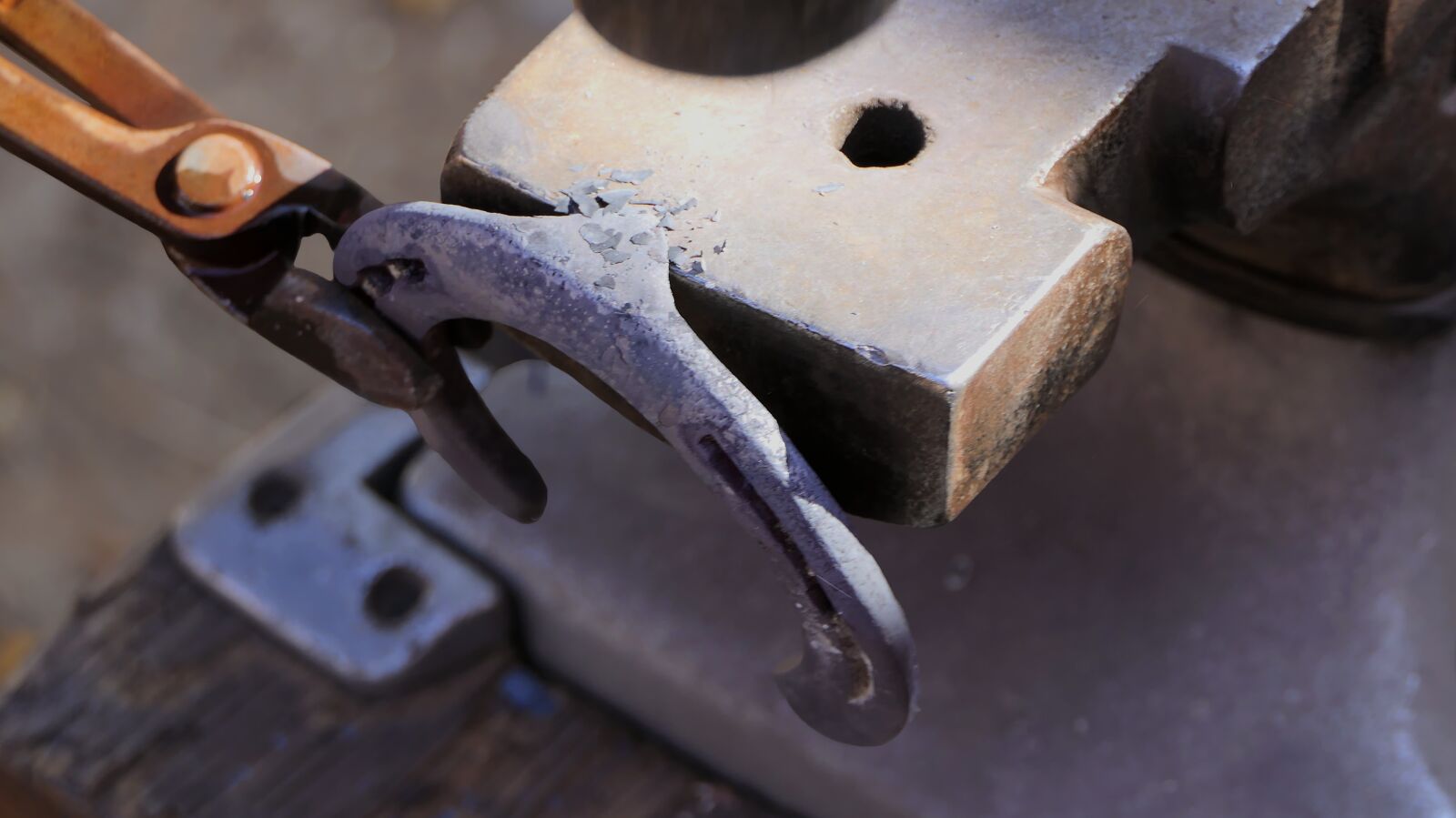 Panasonic Lumix DMC-FZ2500 (Lumix DMC-FZ2000) sample photo. Horseshoe, anvil, hammer photography