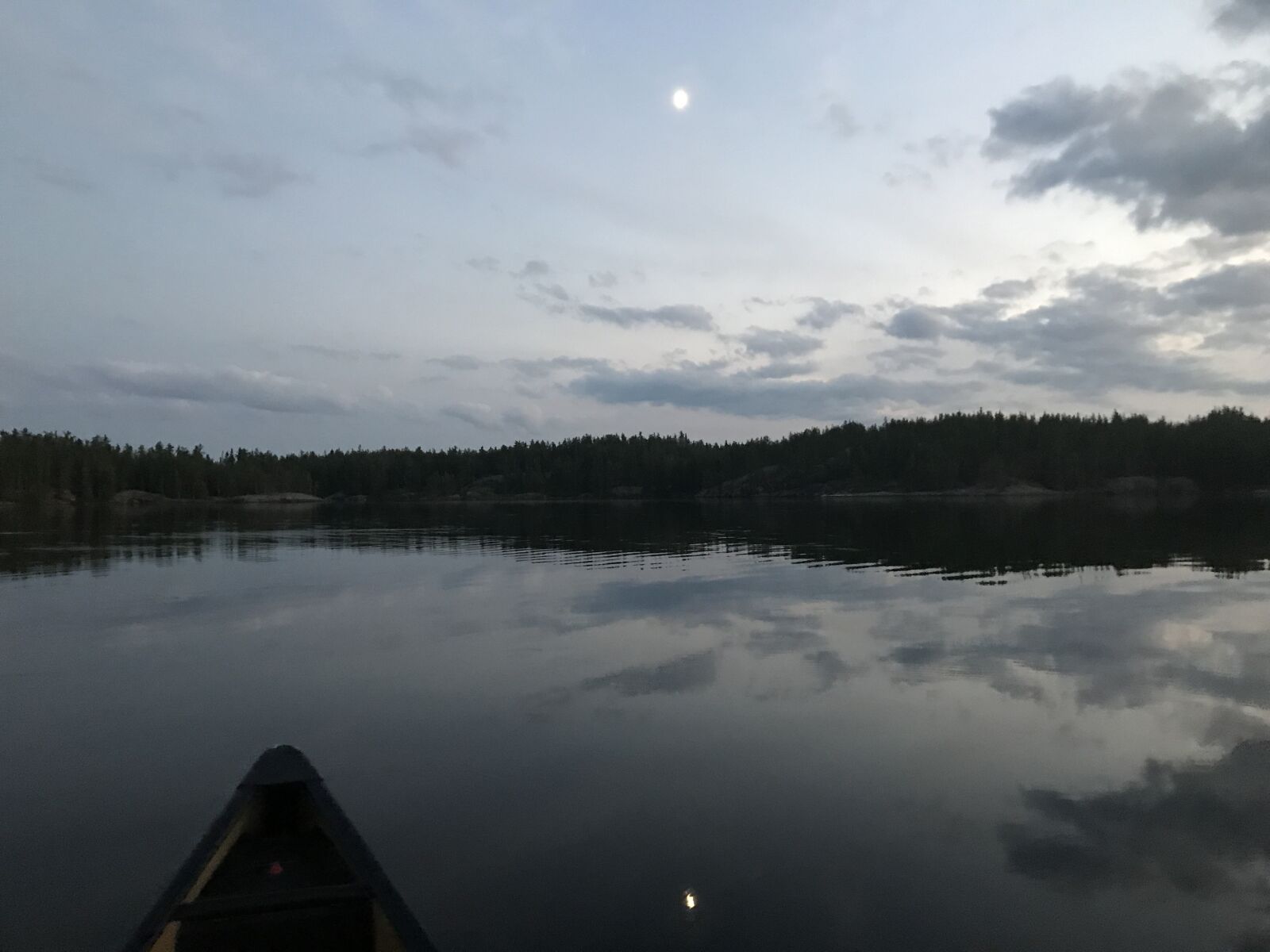 Apple iPhone 7 sample photo. Lake, forest, canoeing photography