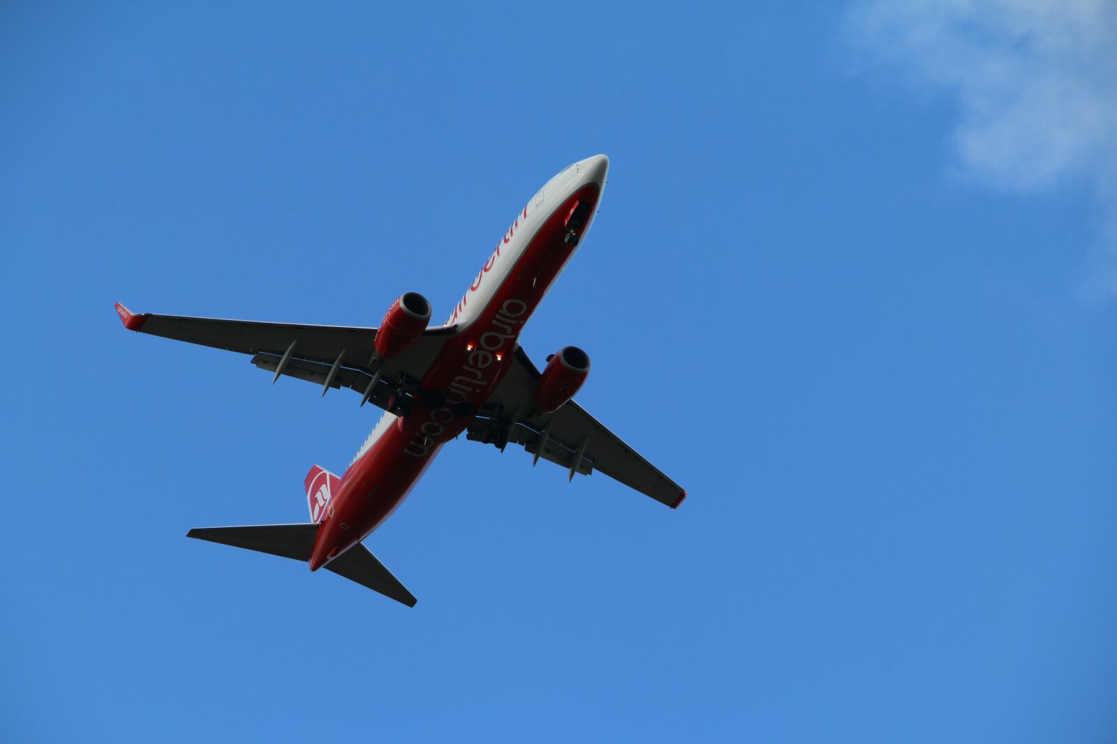 Canon EOS 70D sample photo. Aircraft, air berlin, landing photography