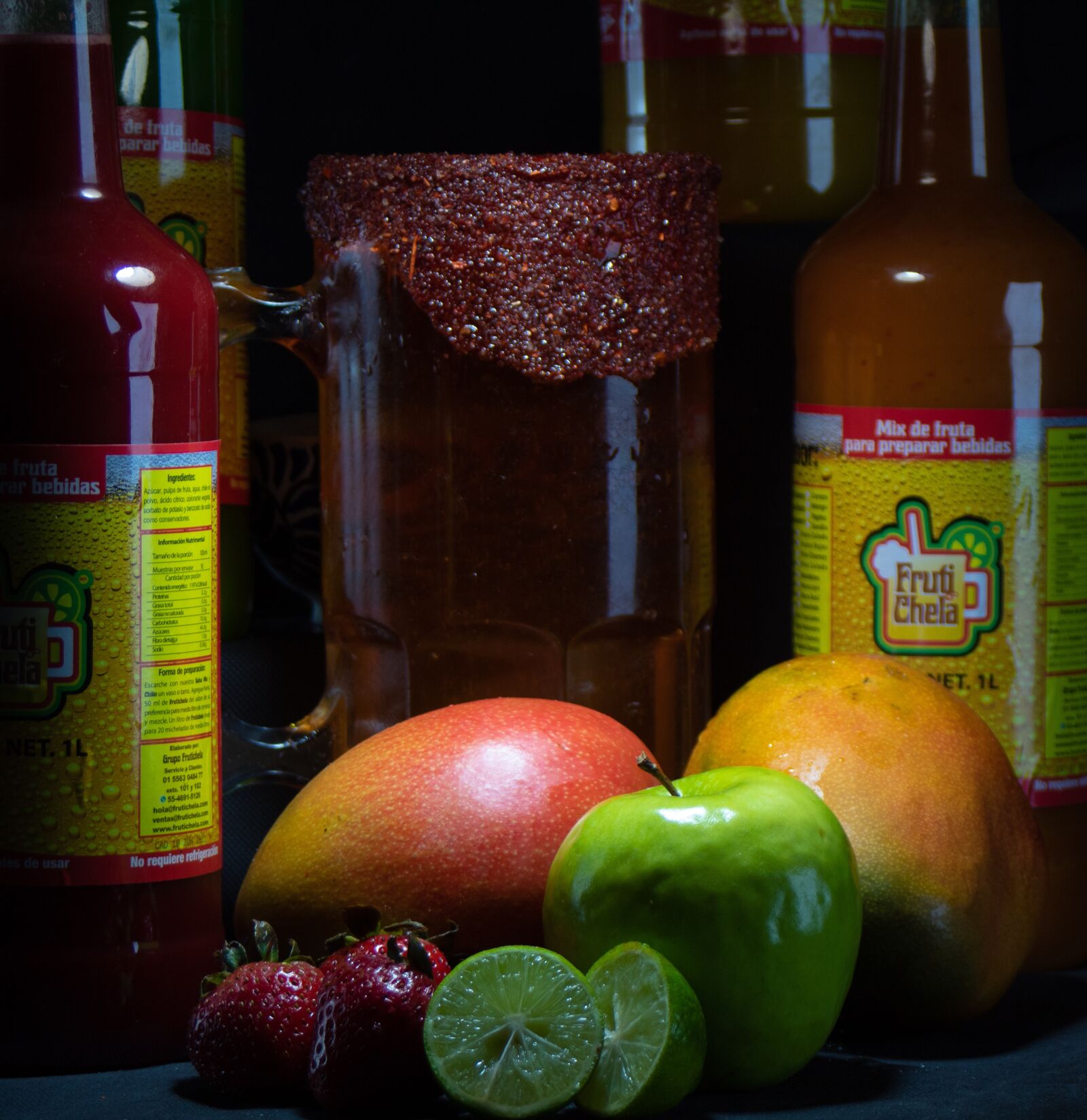 Canon EOS 1300D (EOS Rebel T6 / EOS Kiss X80) sample photo. Frutichela, flavorings for micheladas photography